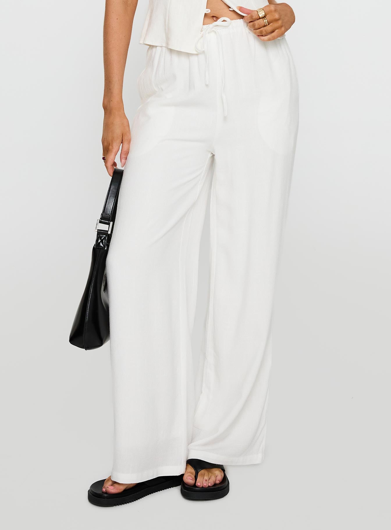 Parklea Pants White Tall-Oh Mollys