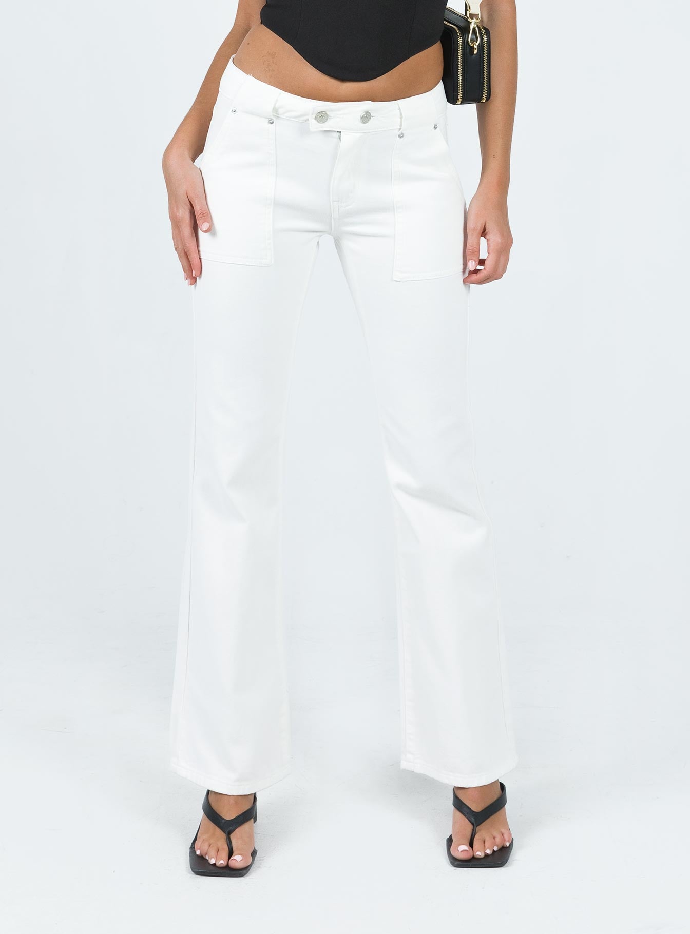 Corso Low Rise Jeans White-Oh Mollys