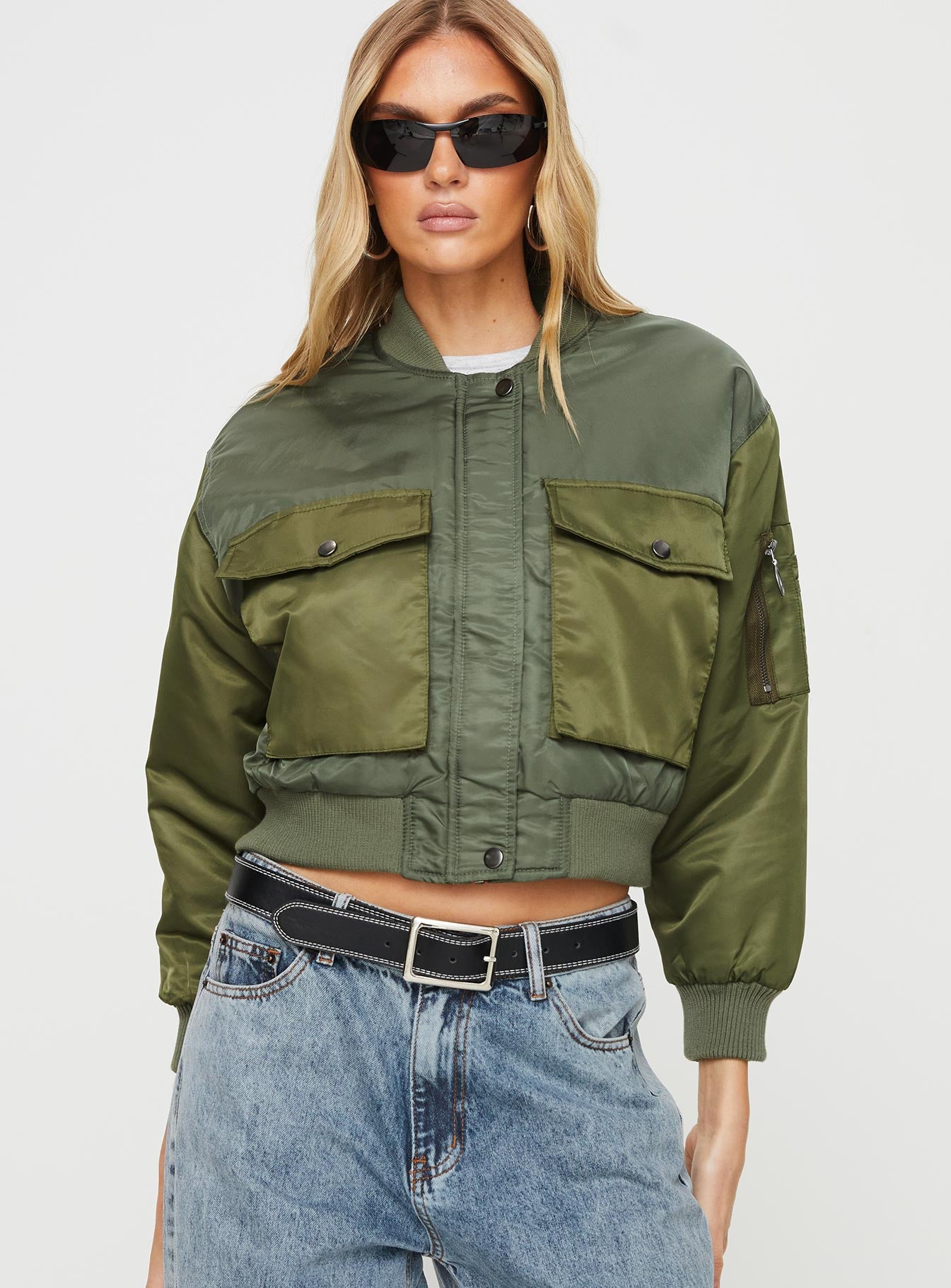 Milener Utility Bomber Jacket Olive-Oh Mollys