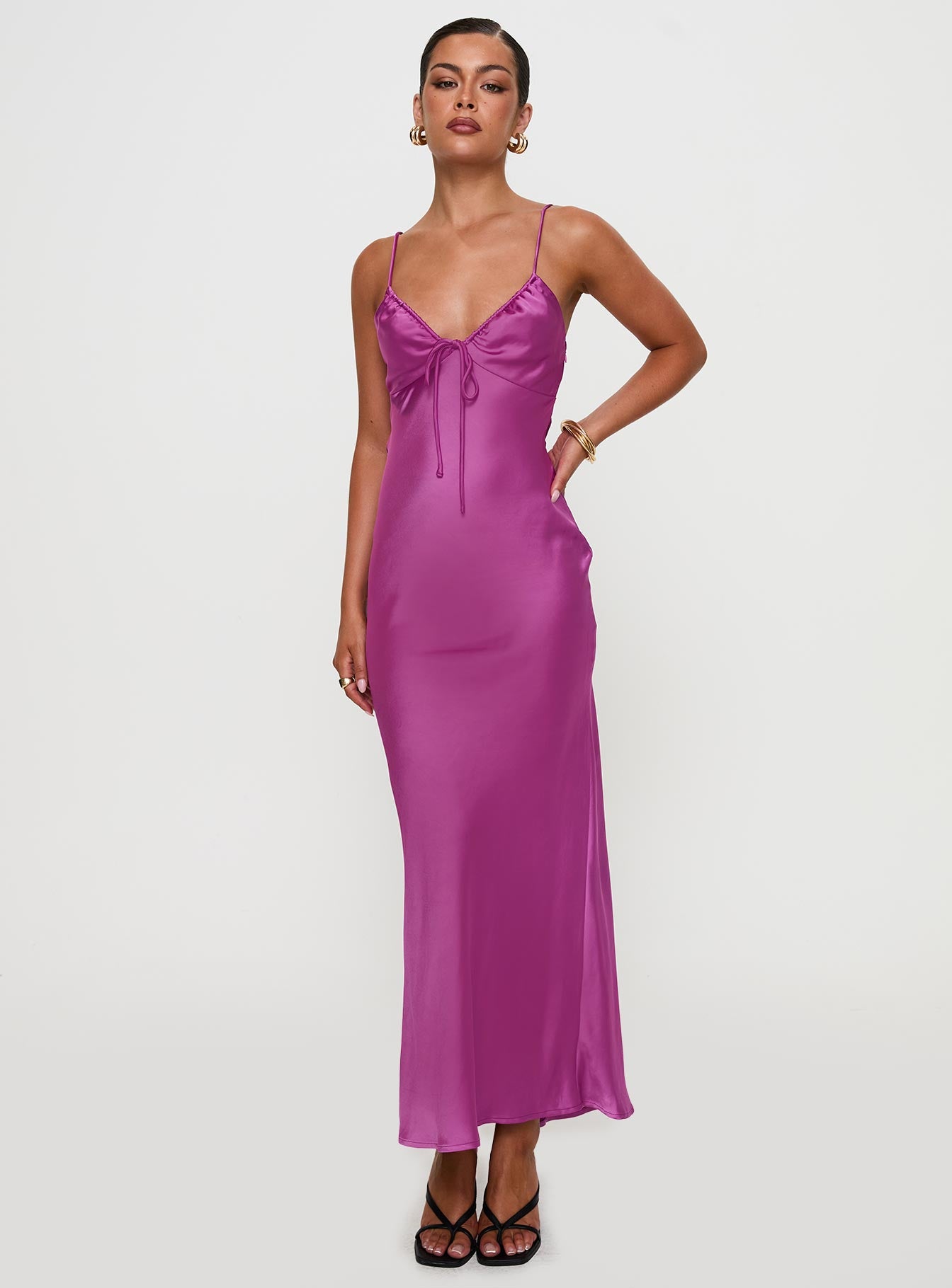 Maguire Maxi Dress Purple-Oh Mollys