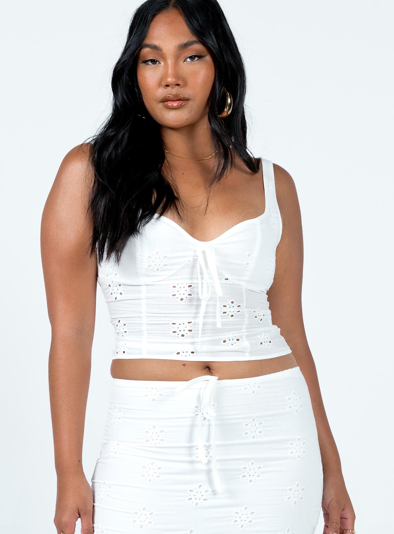 Flowerfields Top Ivory-Oh Mollys