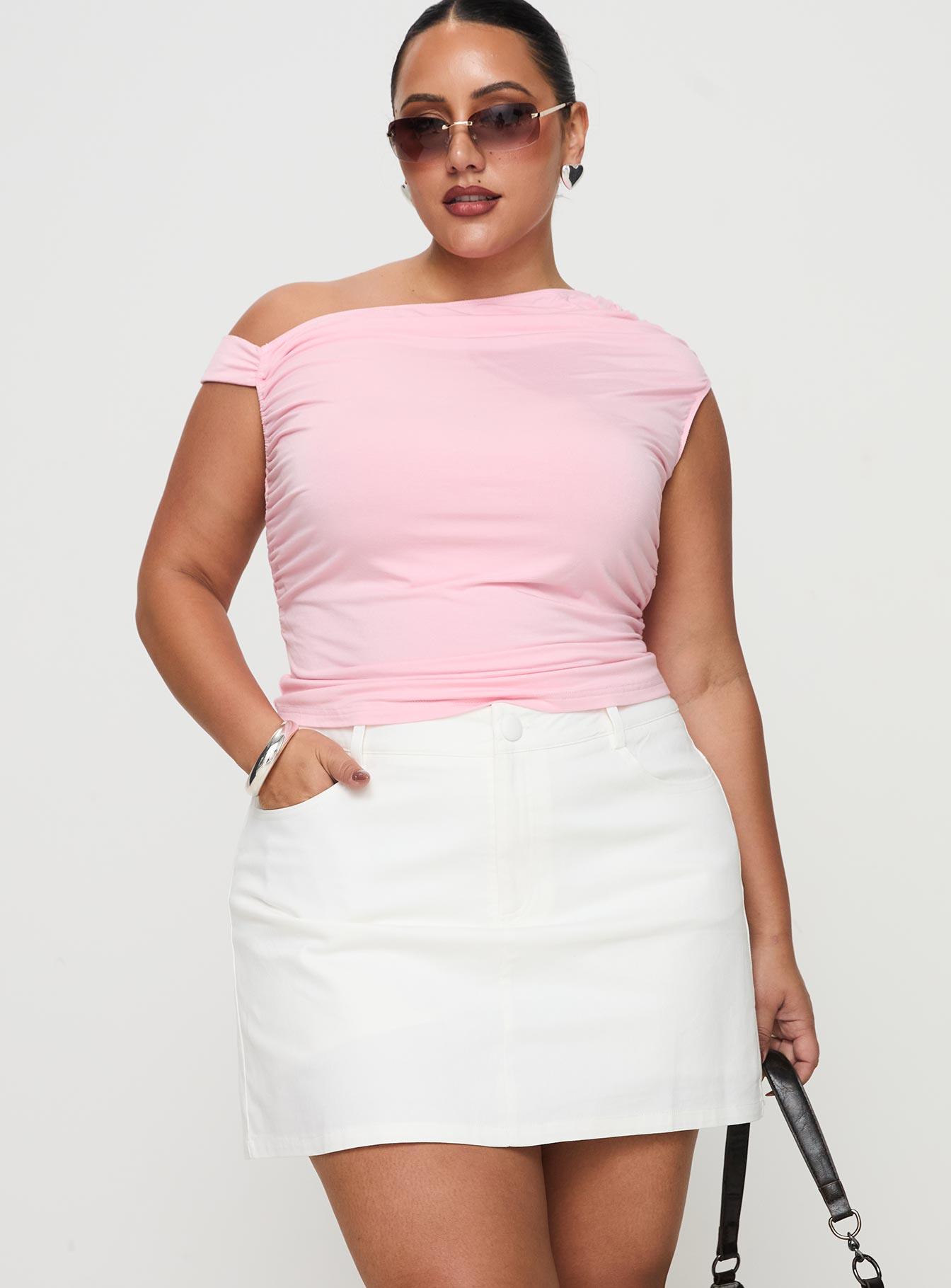 Returna Skort White Curve-Oh Mollys