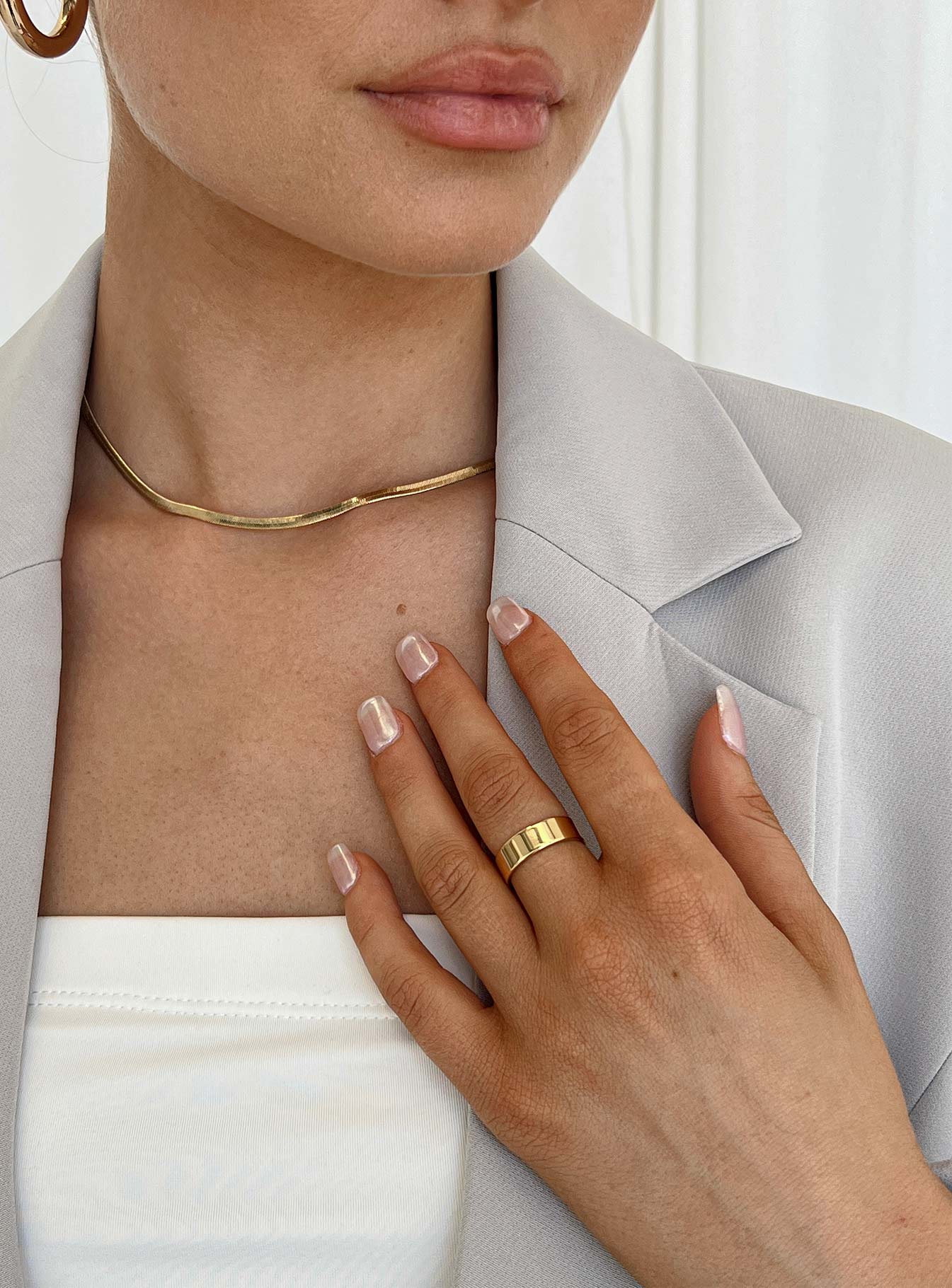 Dami Gold Plated Ring-Oh Mollys