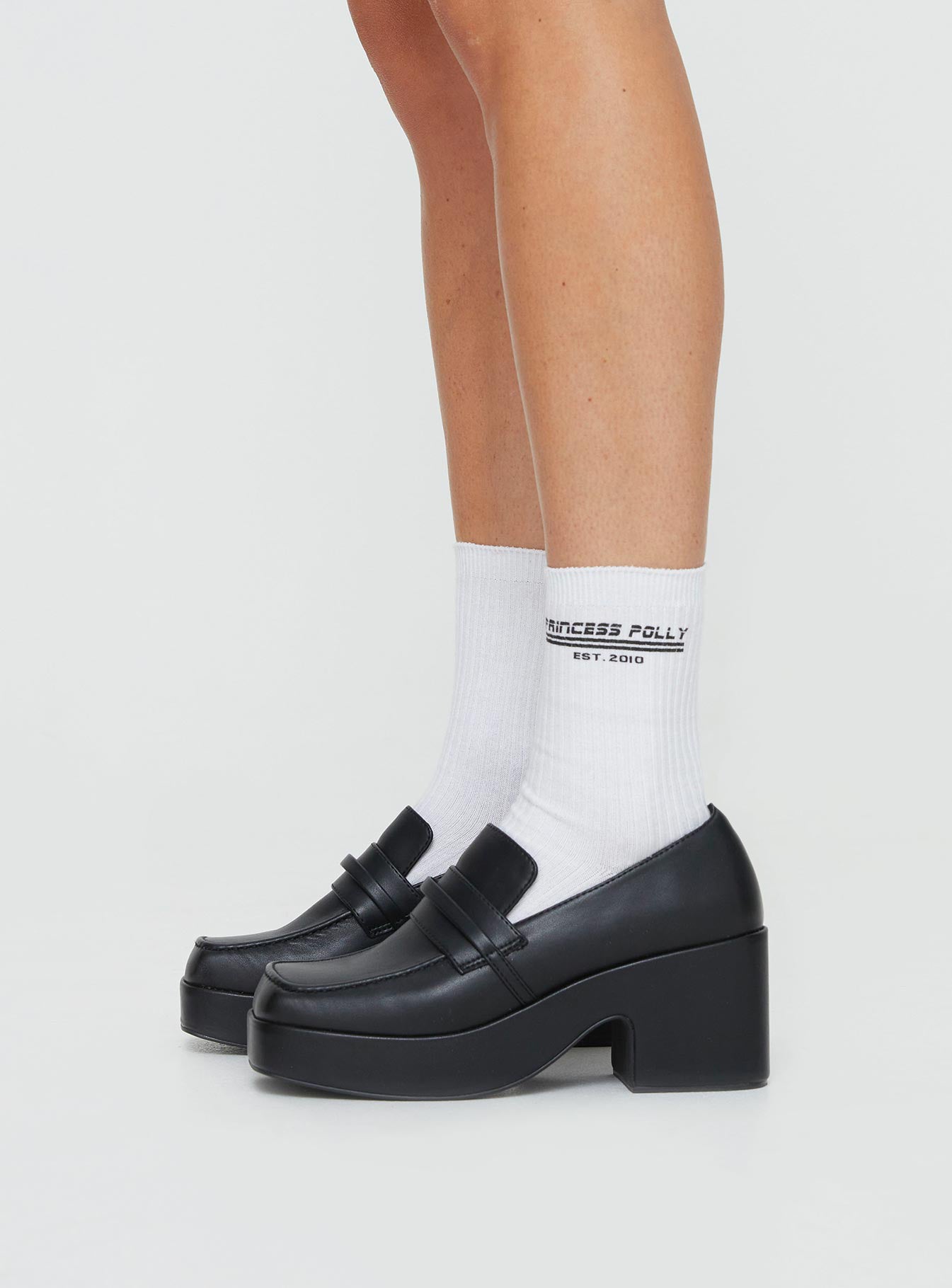 Mai Platform Loafers Black-Oh Mollys