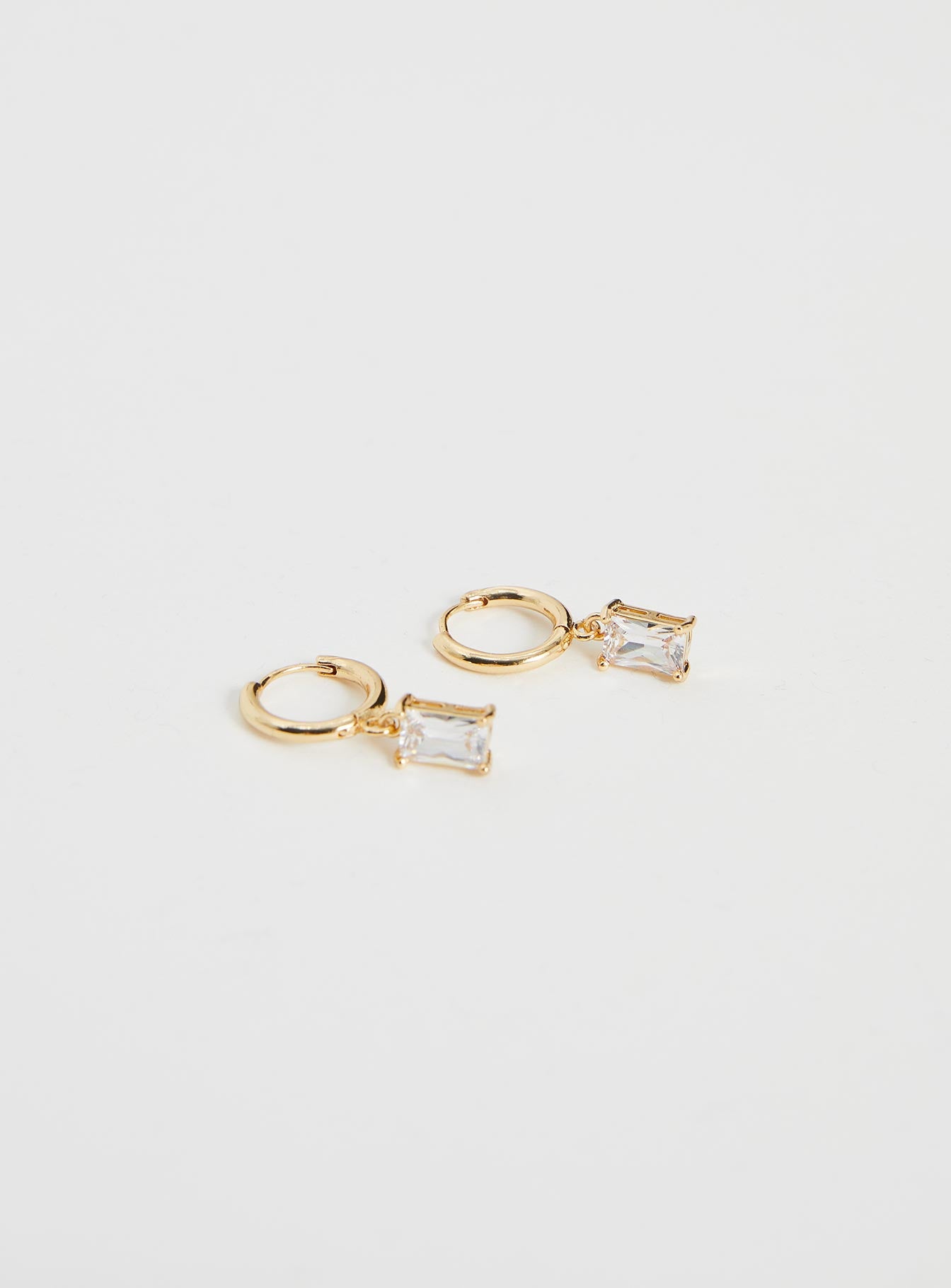 Carlington Gold Plated Teardrop Earrings Gold-Oh Mollys