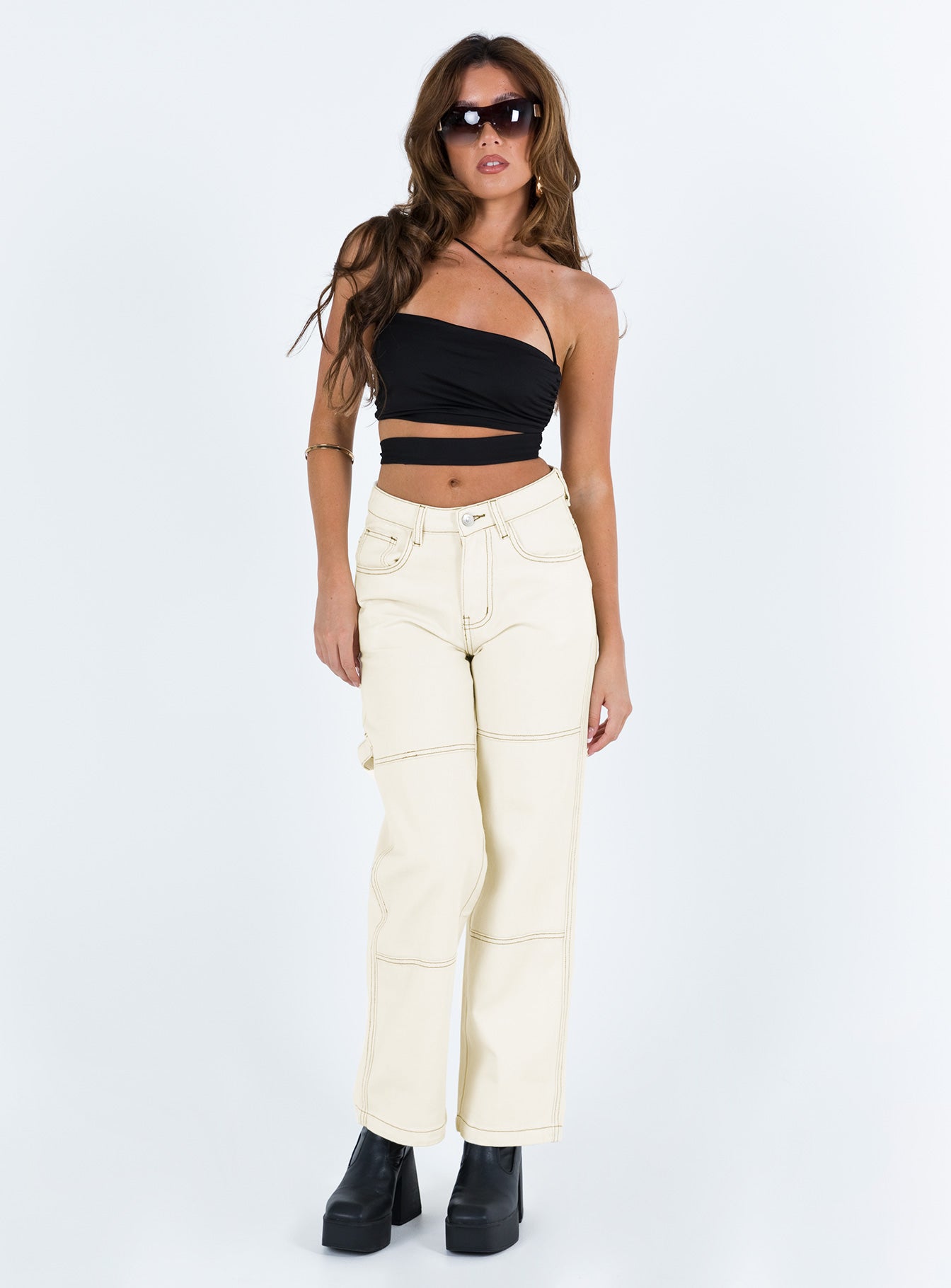 Copeland Jeans White Petite-Oh Mollys
