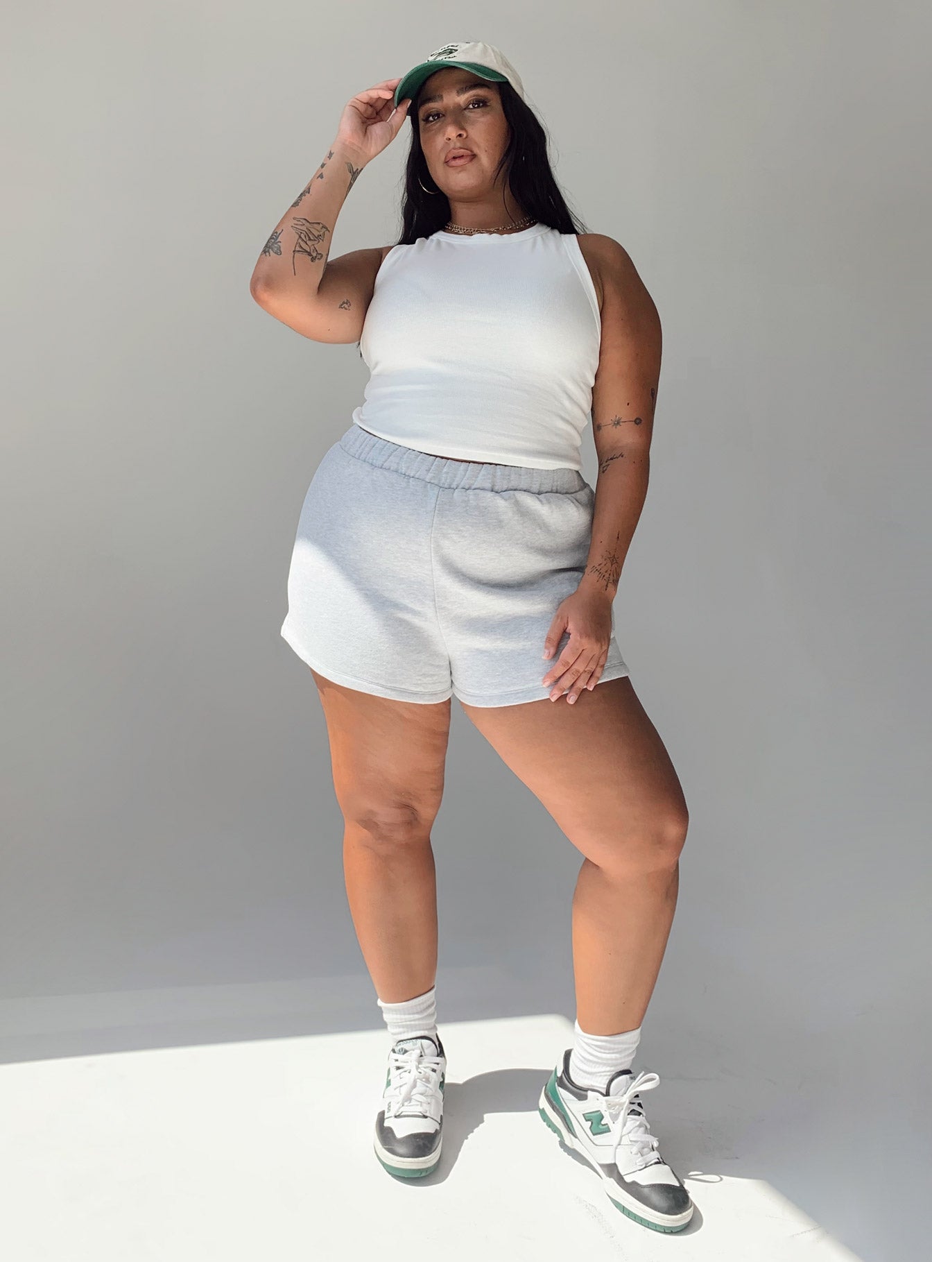 Florida Shorts Grey Curve-Oh Mollys