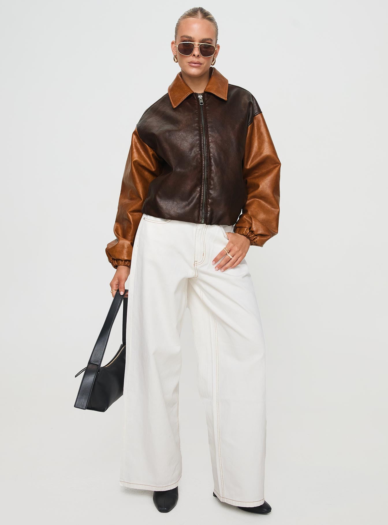 Nirvana Bomber Jacket Chocolate-Oh Mollys