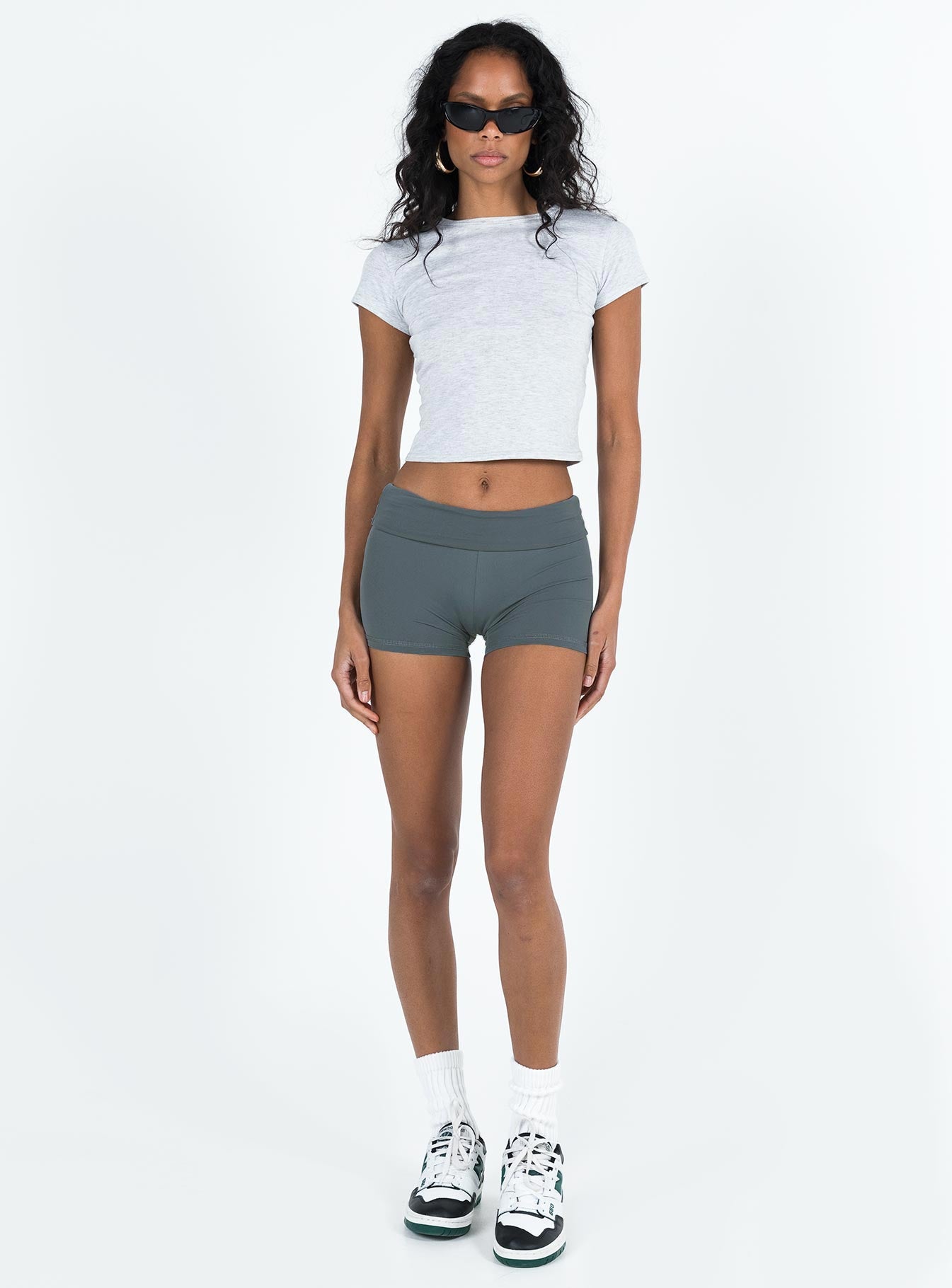 Flynn Shorts Slate-Oh Mollys