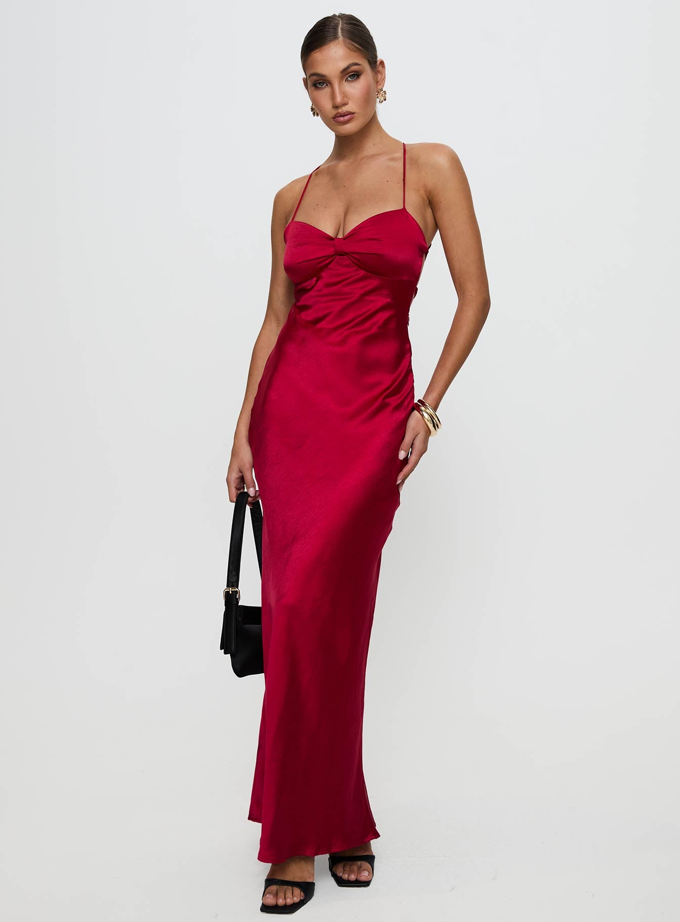 Kristelle Maxi Dress Red-Oh Mollys