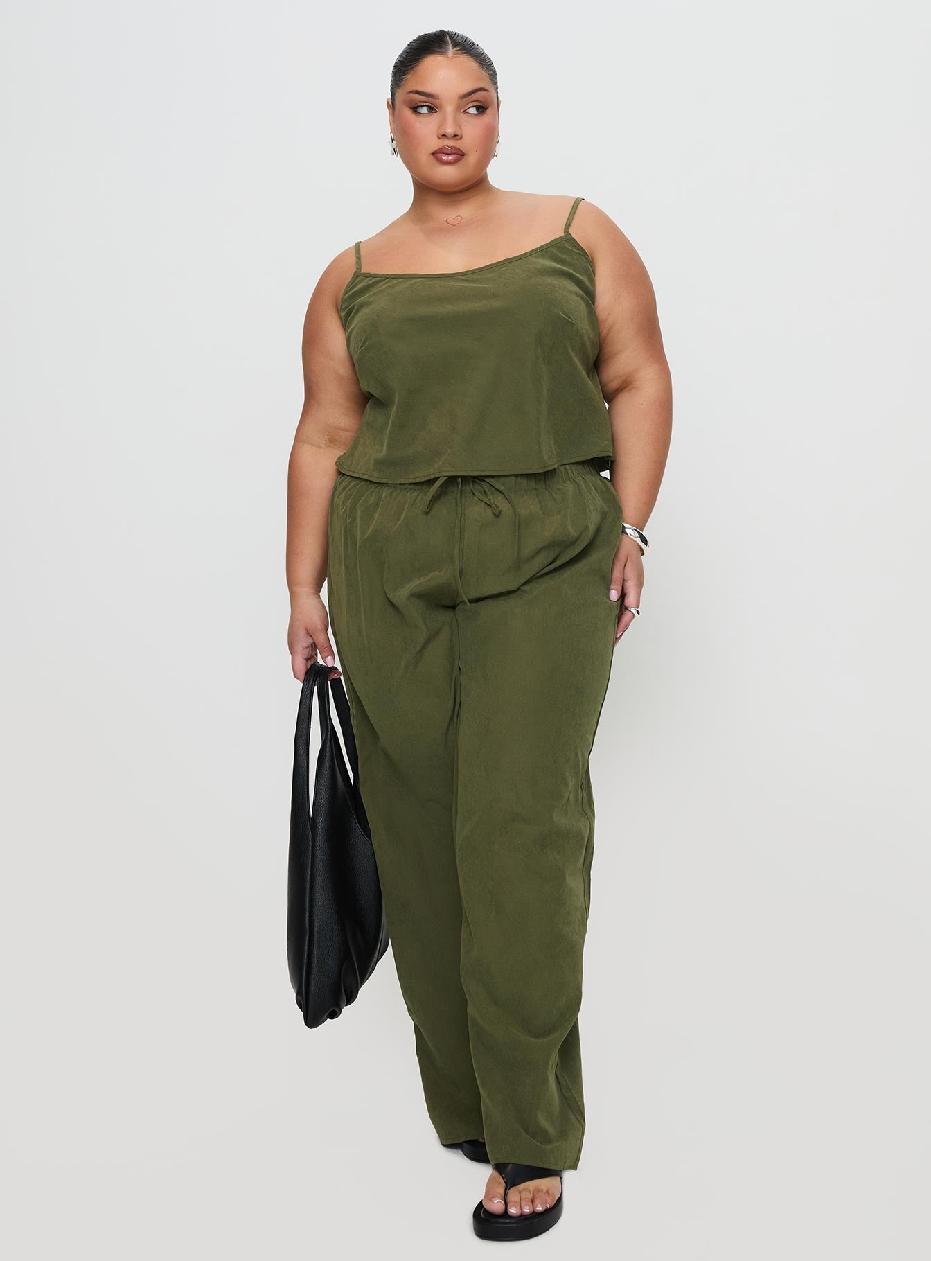 Paigey Set Khaki Curve-Oh Mollys