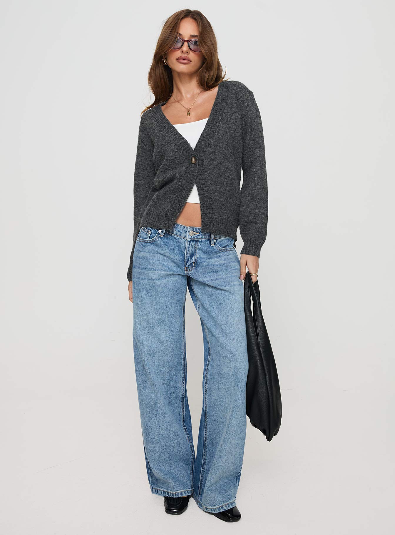 Larkins Cardigan Grey-Oh Mollys