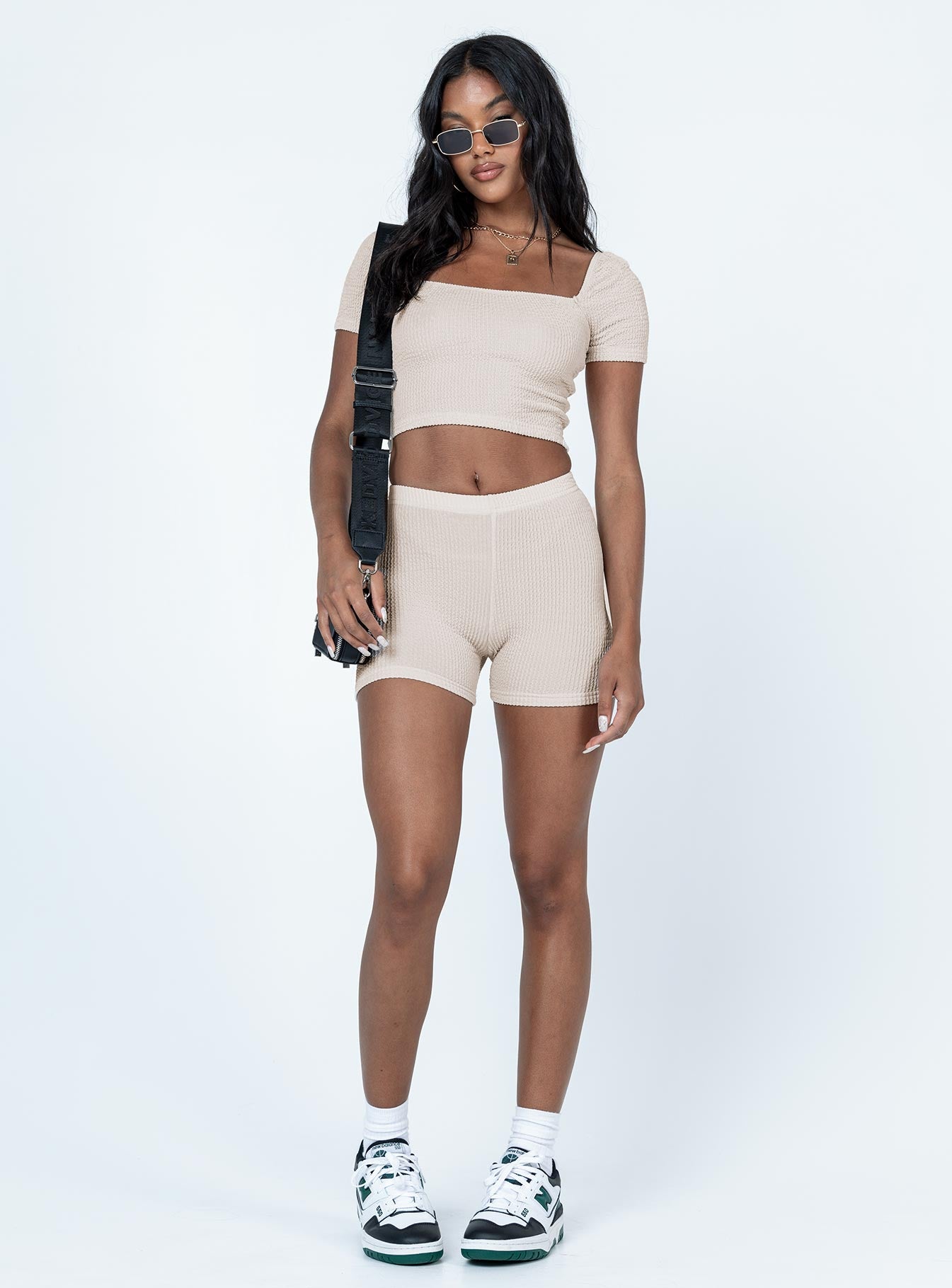 Catarina Bike Shorts Beige-Oh Mollys