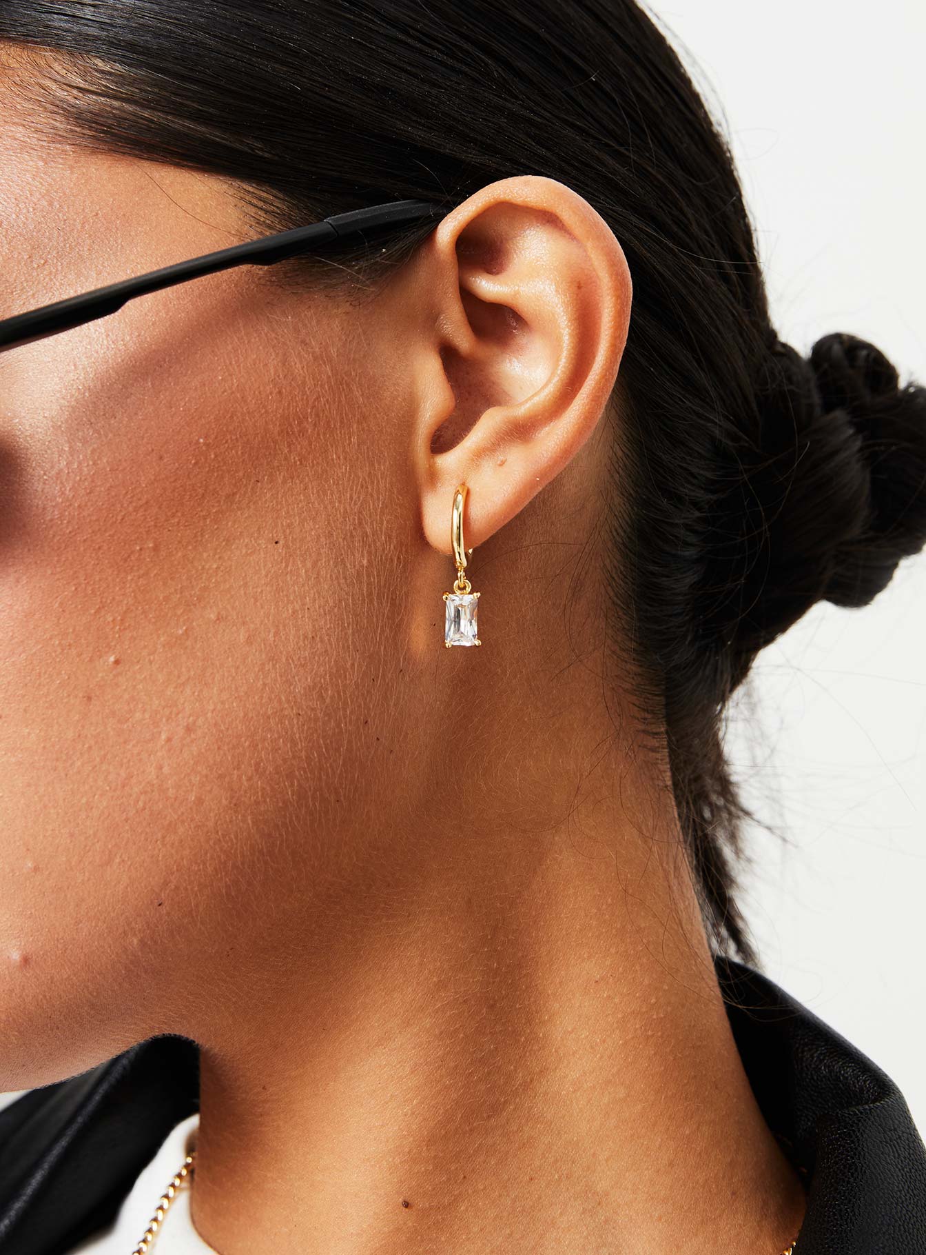 Carlington Gold Plated Teardrop Earrings Gold-Oh Mollys