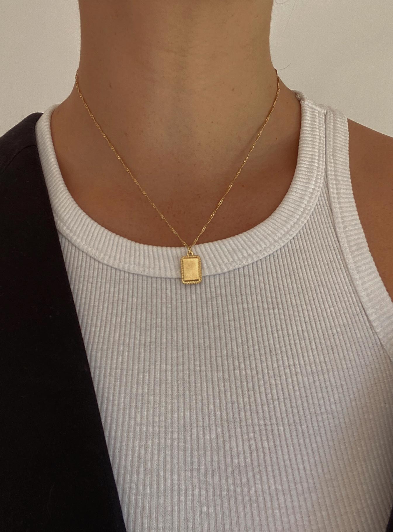 Scottson Gold Plated Pendant Necklace-Oh Mollys