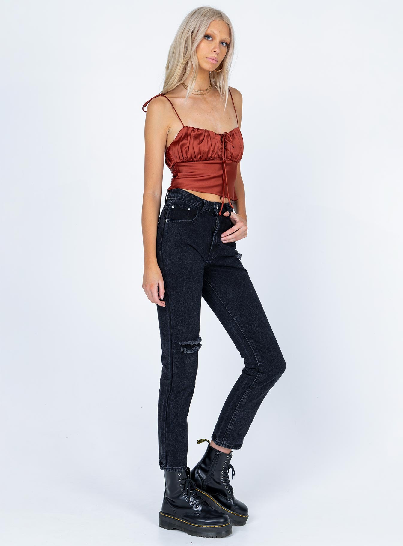 Charleston Denim Jeans Black-Oh Mollys