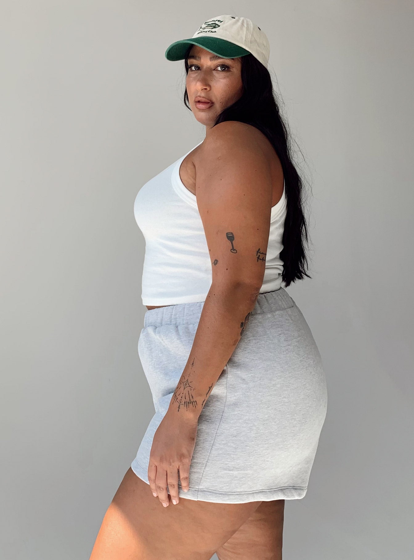 Florida Shorts Grey Curve-Oh Mollys