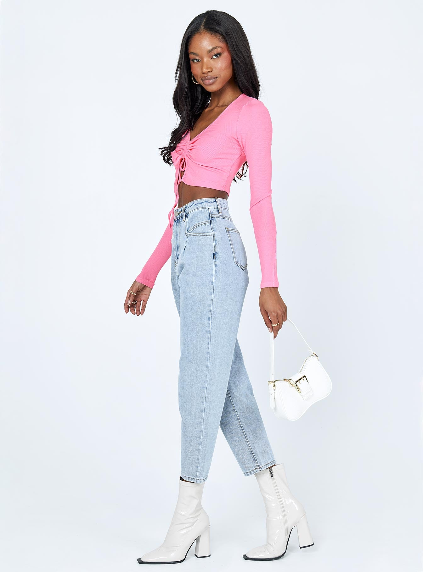 Kibrya Mom Denim Jeans-Oh Mollys