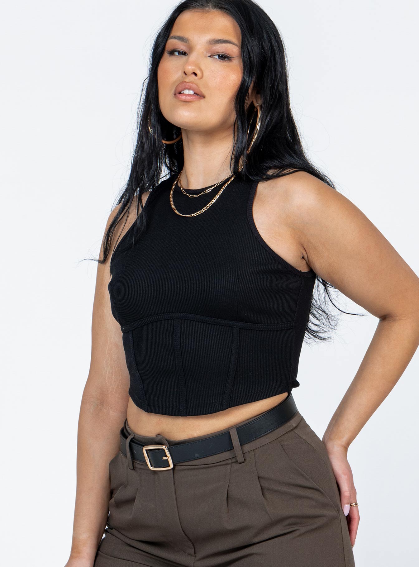 Sidney Top Black Eco-Oh Mollys