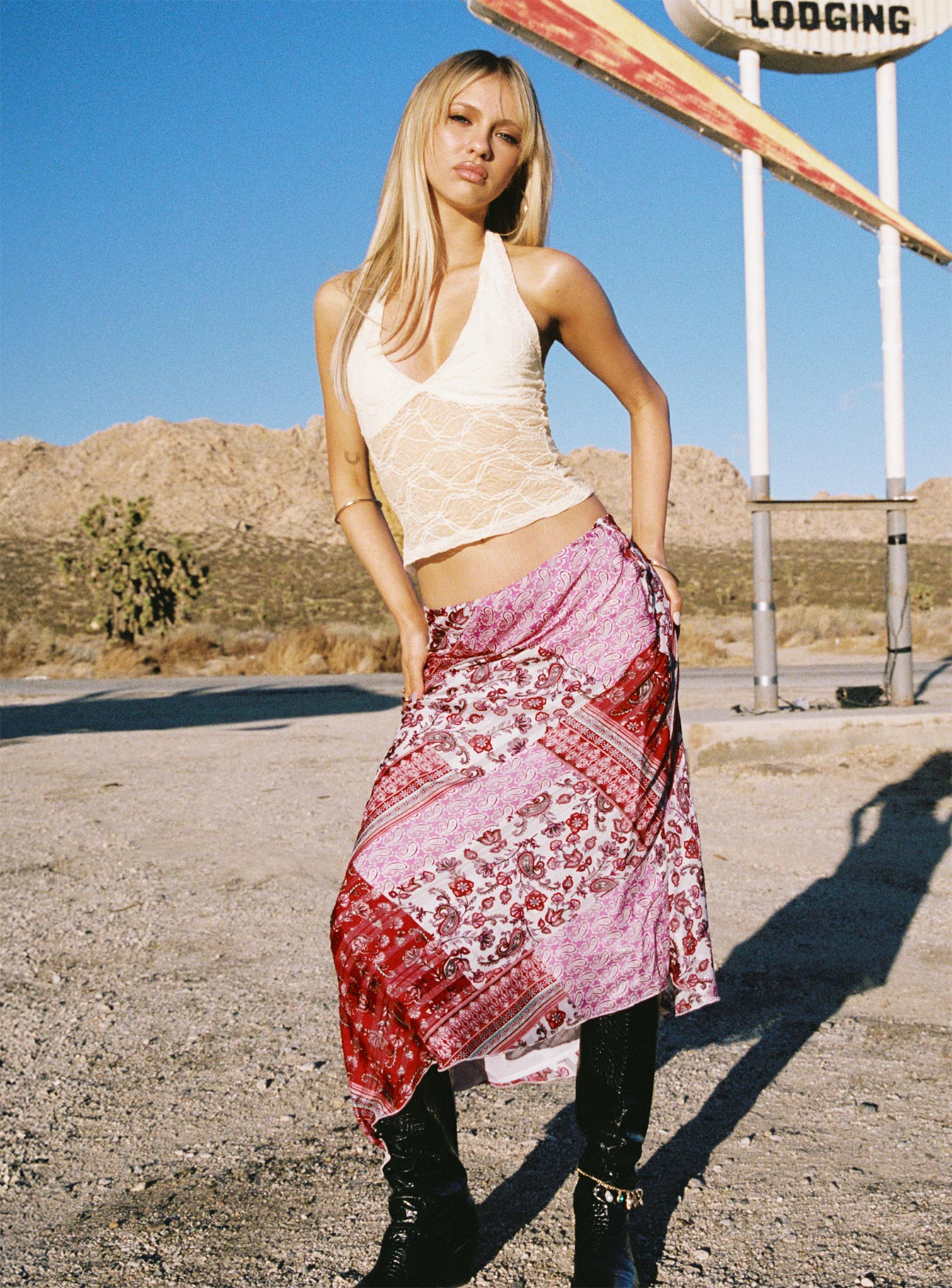 Lovely Bunch Maxi Skirt Multi-Oh Mollys