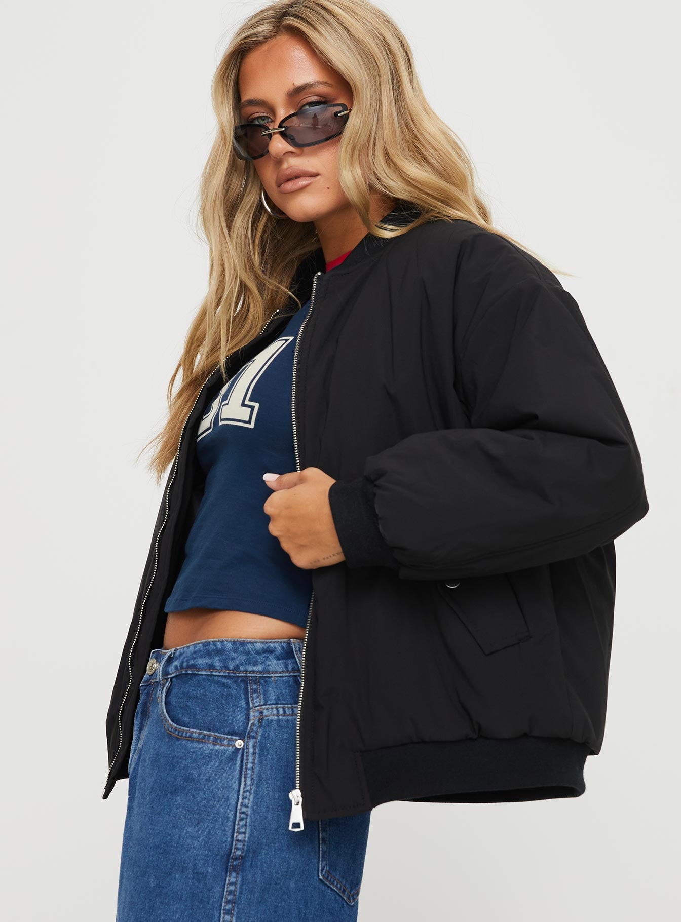 Formations Bomber Jacket Black-Oh Mollys