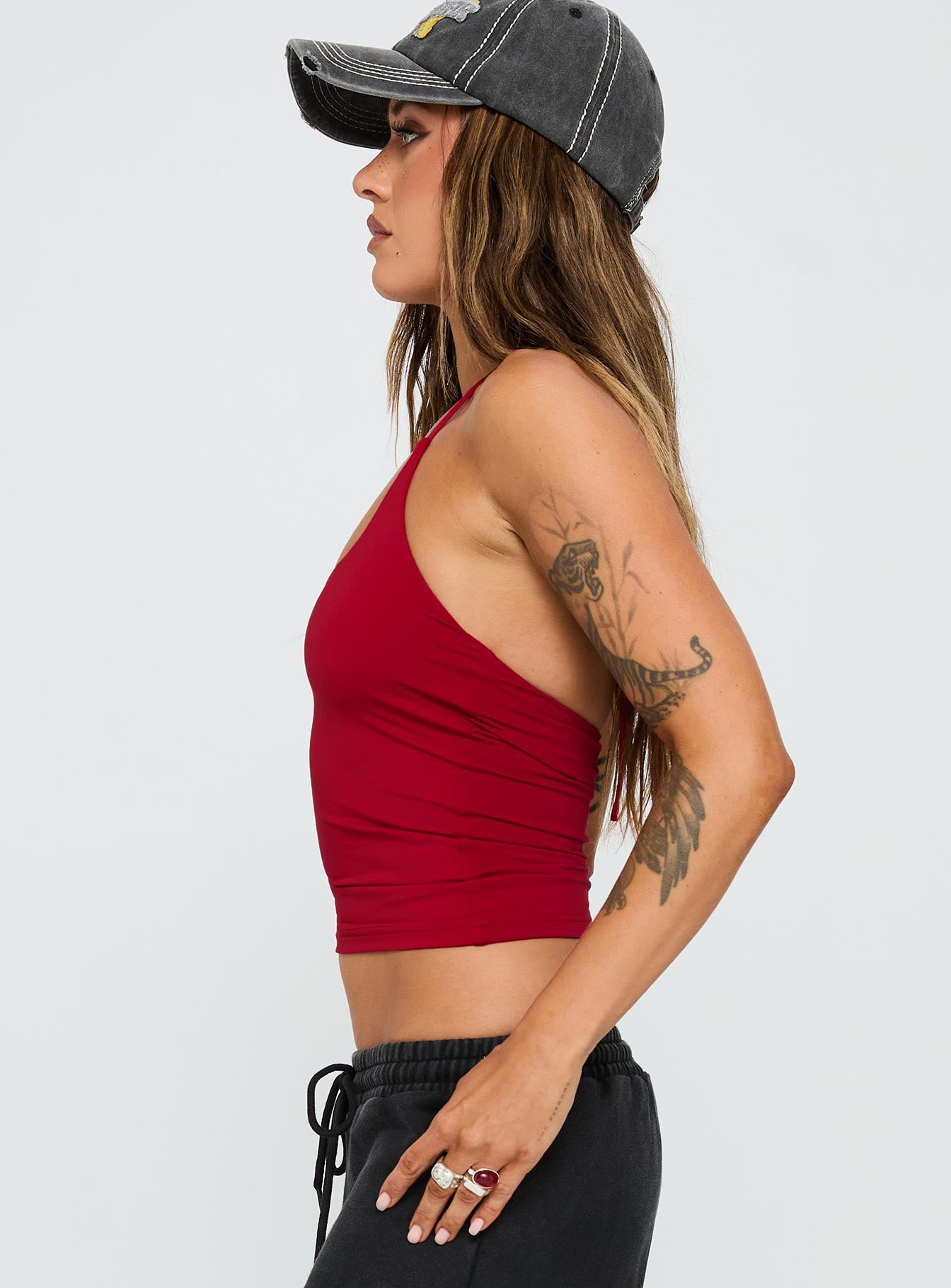 Ezekiel Nylon Top Red-Oh Mollys