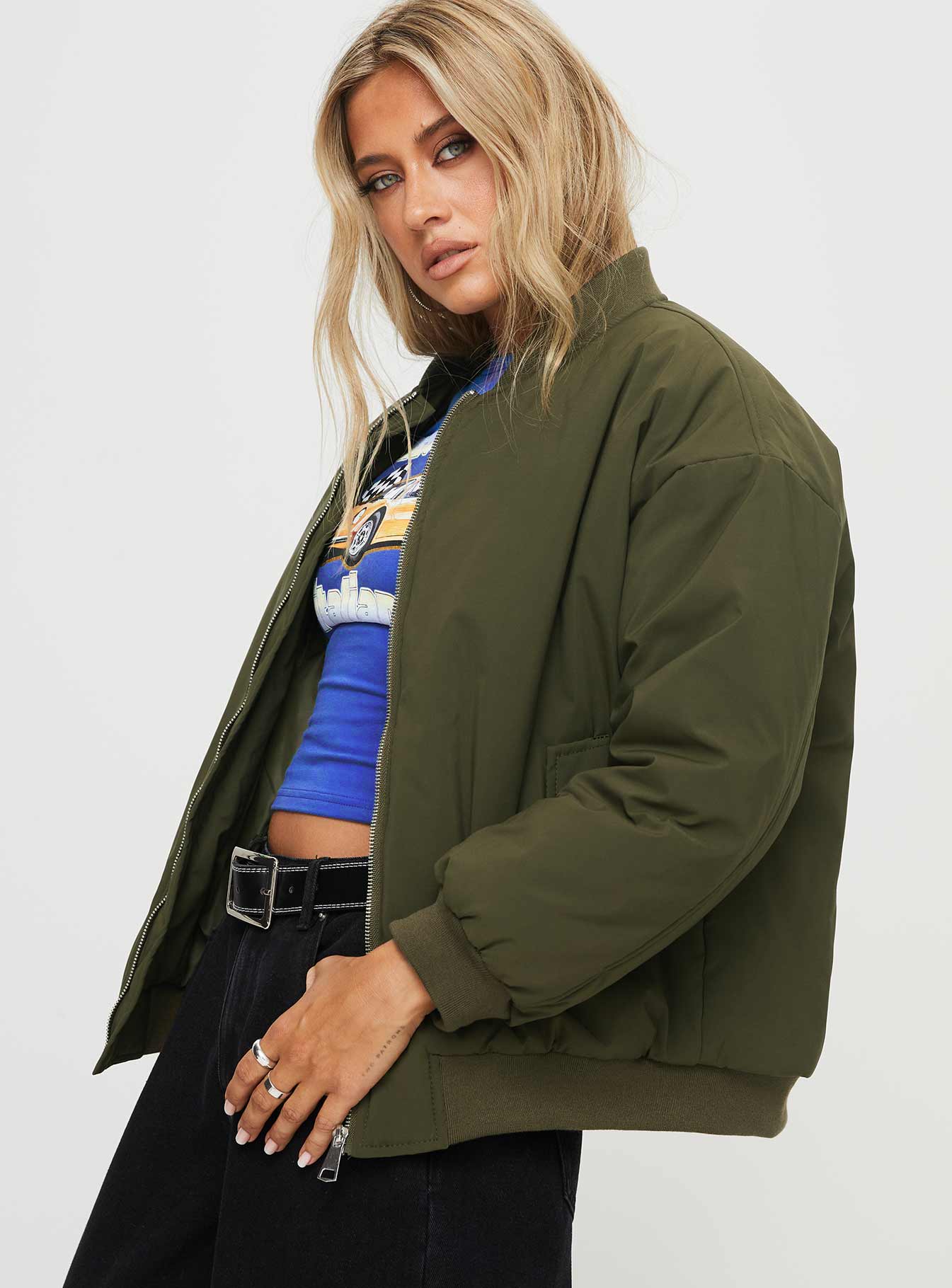 Formations Bomber Jacket Olive-Oh Mollys