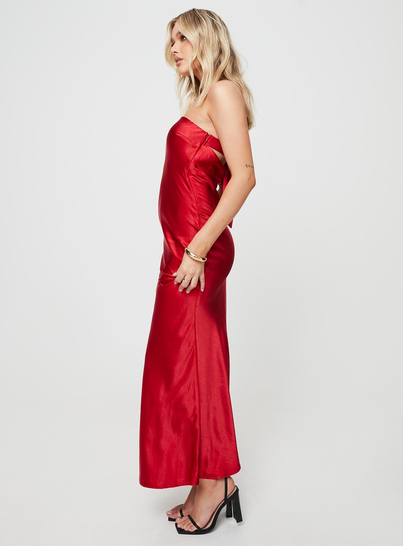 Haley Maxi Dress Red-Oh Mollys