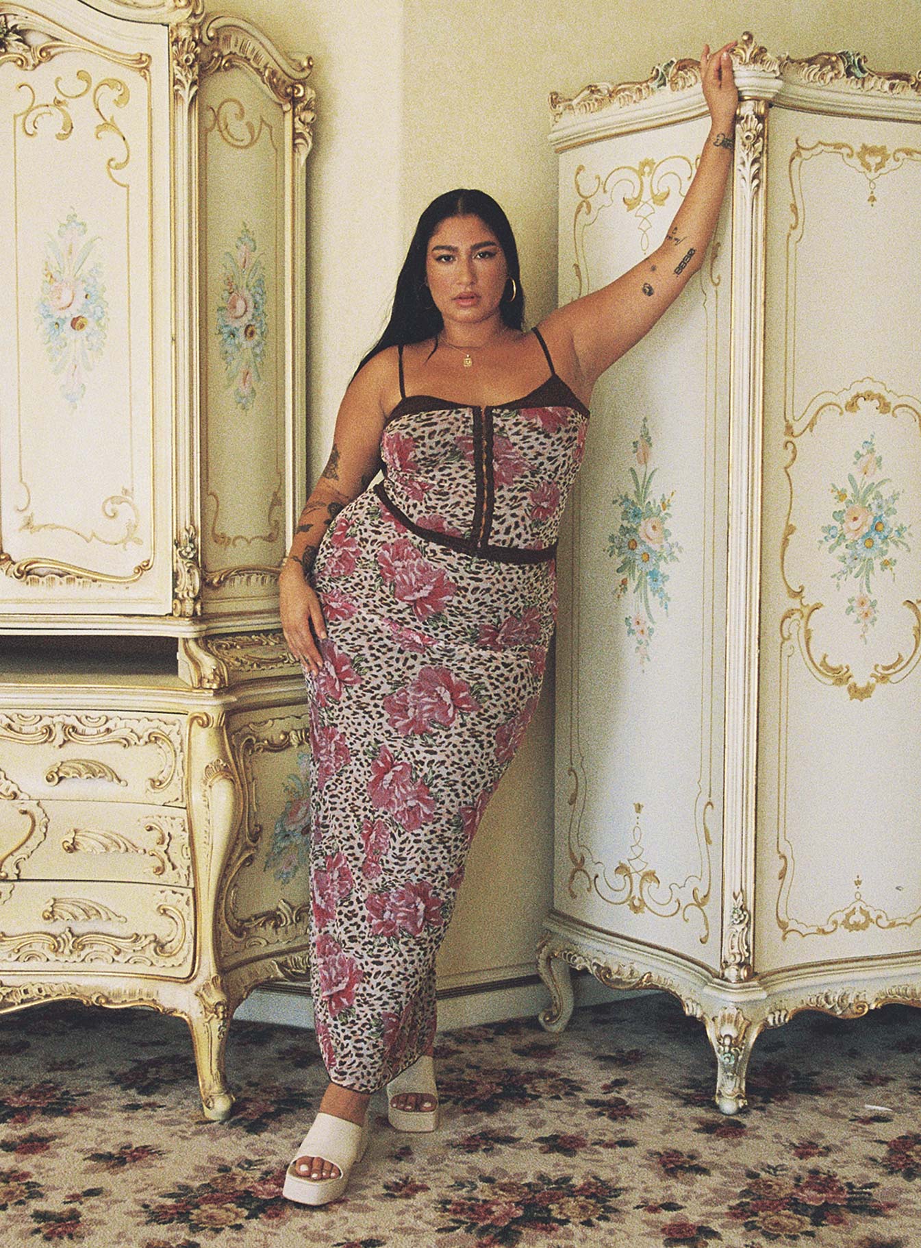 Colton Maxi Skirt Multi Curve-Oh Mollys