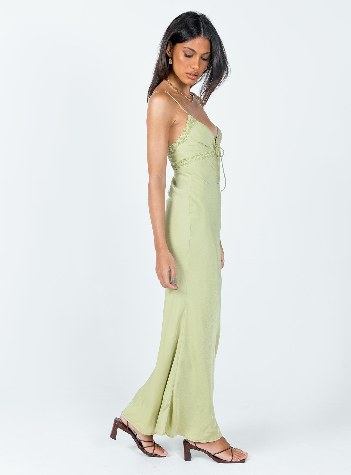 Emily Maxi Dress Green-Oh Mollys