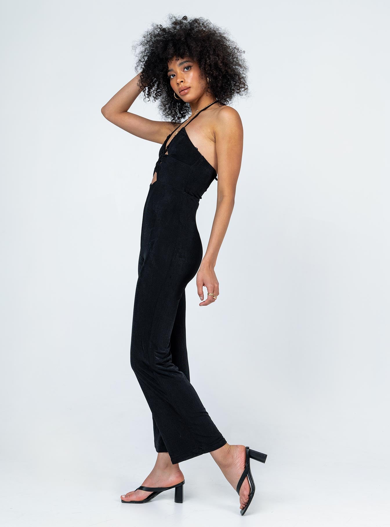 Frankie Jumpsuit Black-Oh Mollys