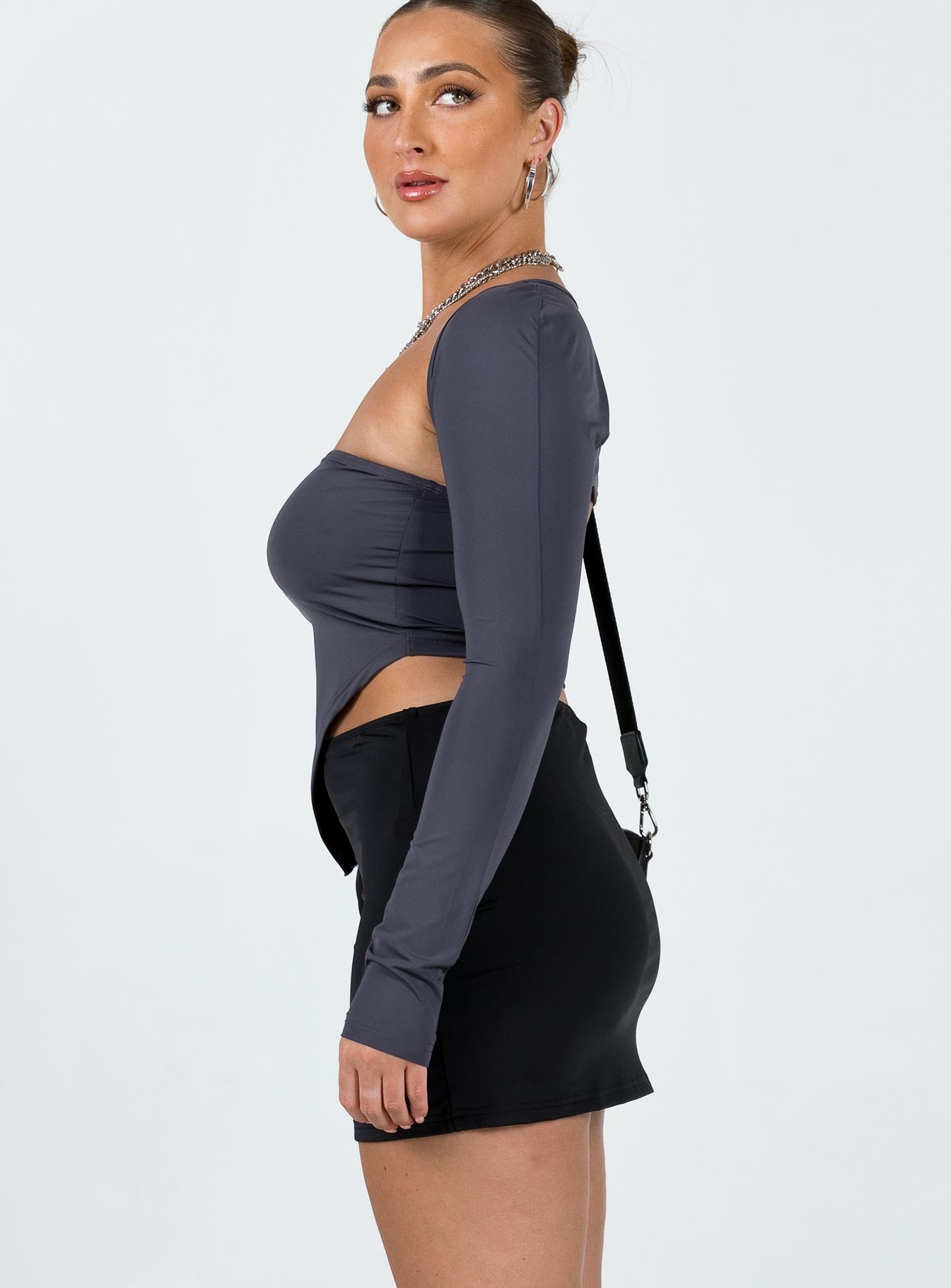 Lowell Mini Skirt Black-Oh Mollys