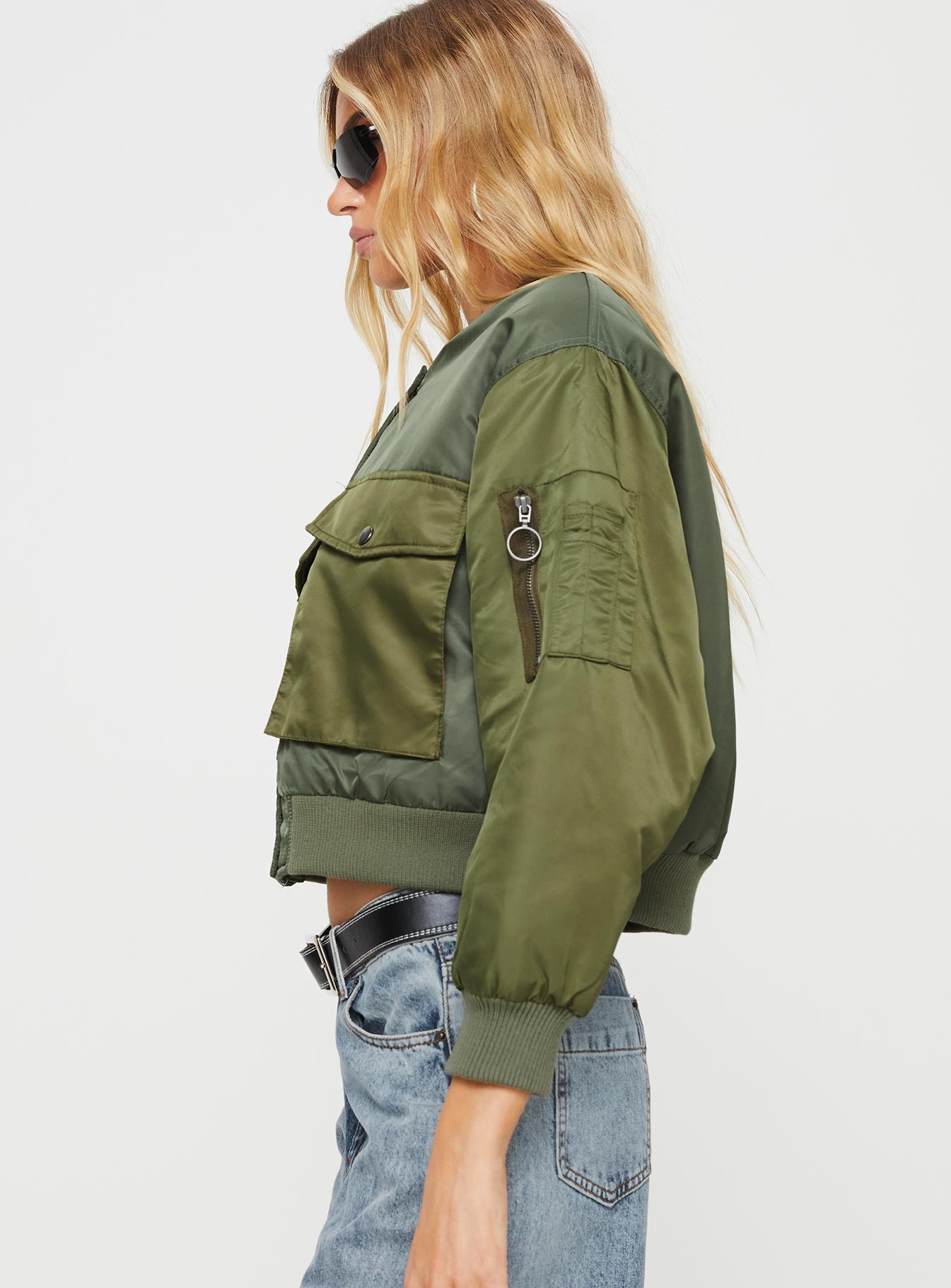 Milener Utility Bomber Jacket Olive-Oh Mollys