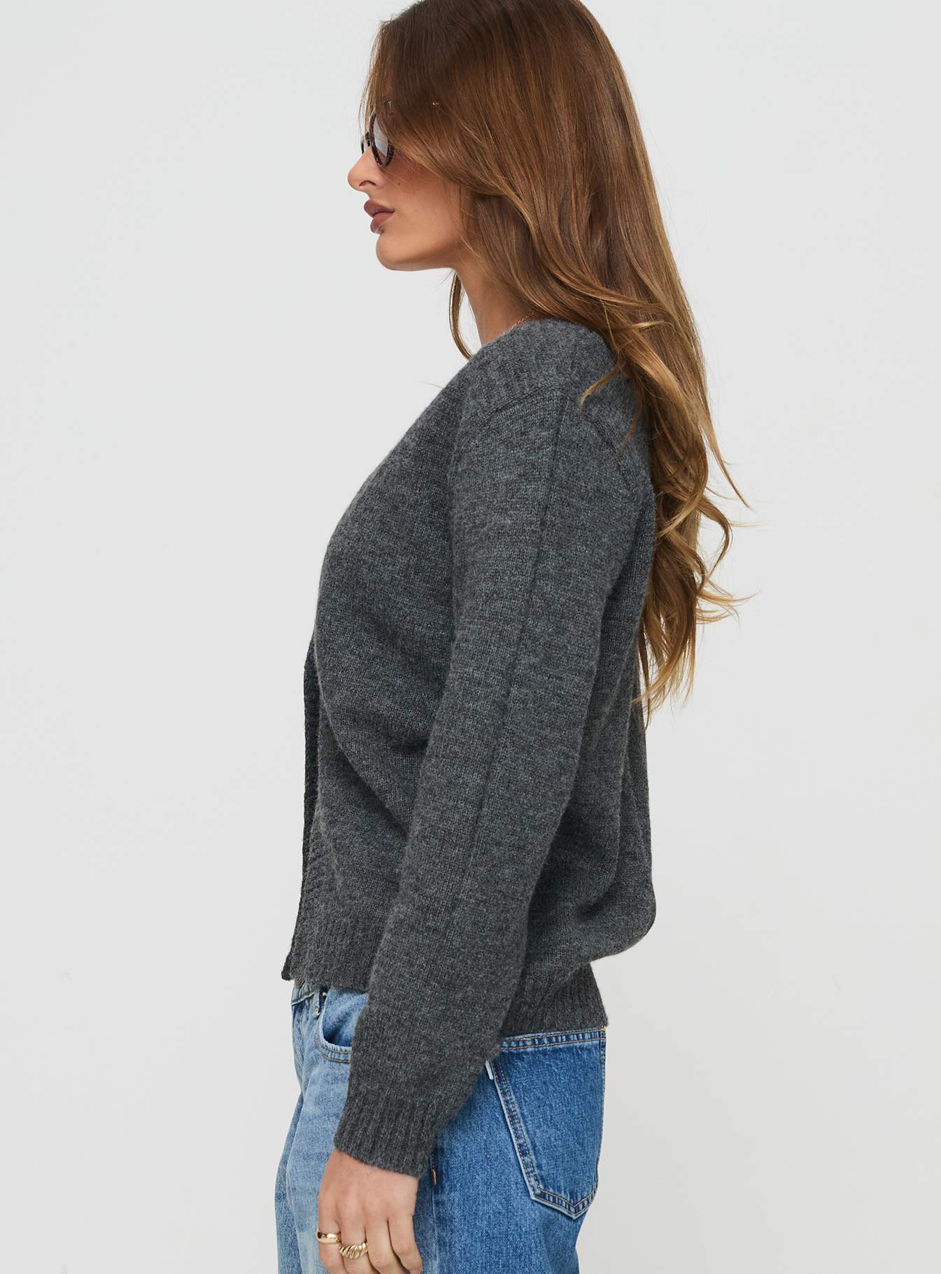 Larkins Cardigan Grey-Oh Mollys