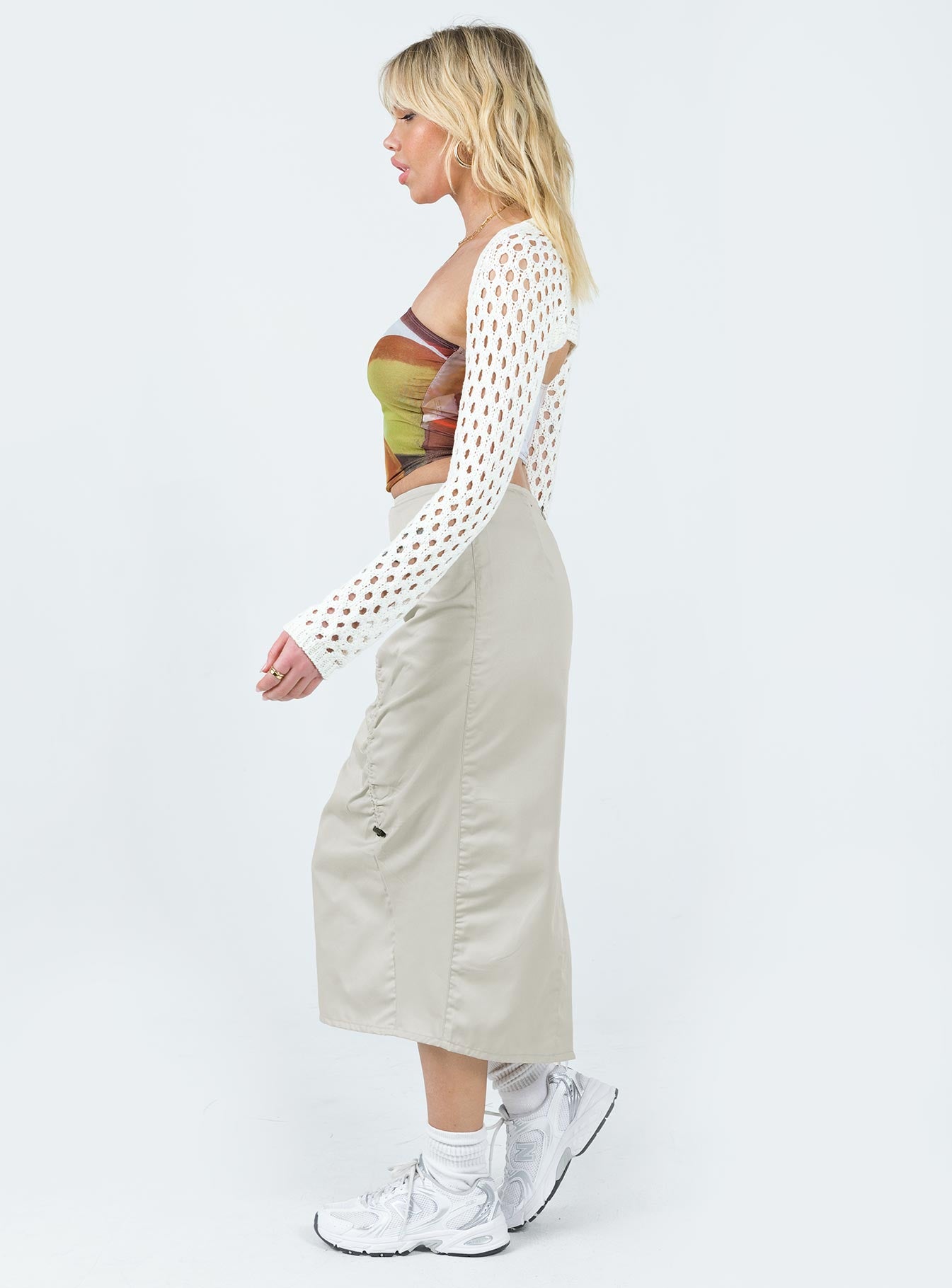 Motel Enore Skirt Oat-Oh Mollys