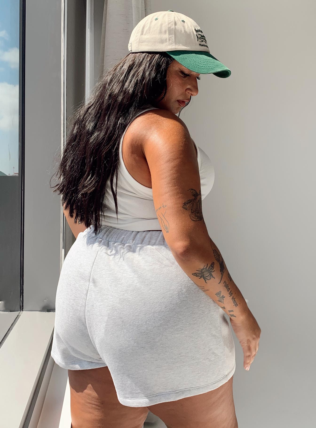 Florida Shorts Grey Curve-Oh Mollys