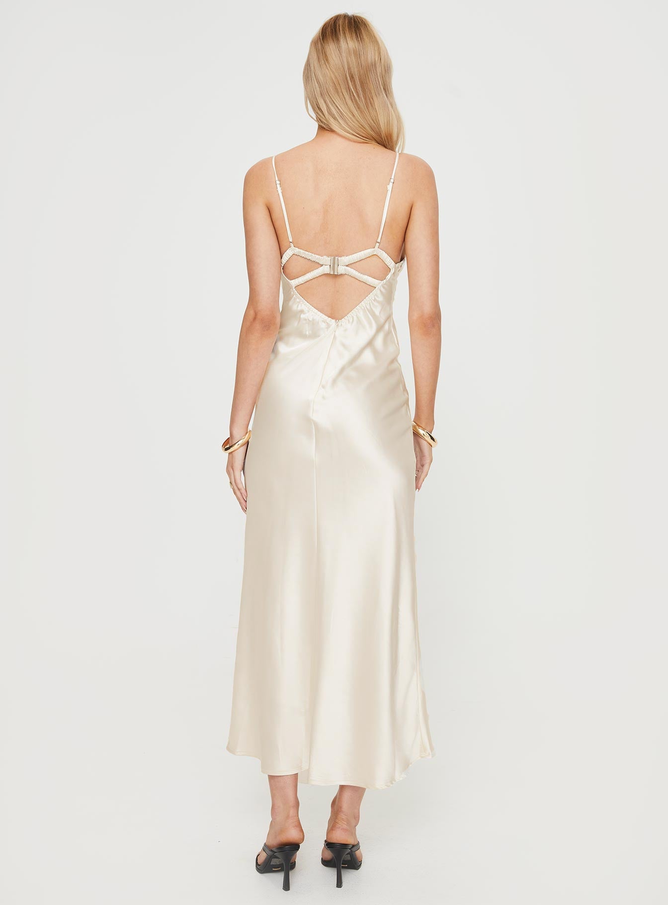 Cromwell Maxi Dress Champagne-Oh Mollys