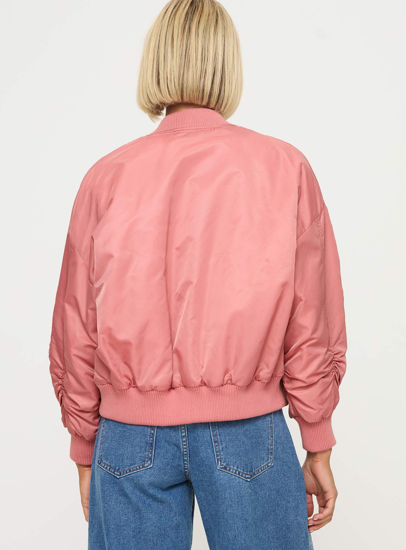 Regarn Bomber Jacket Dusted Rose-Oh Mollys