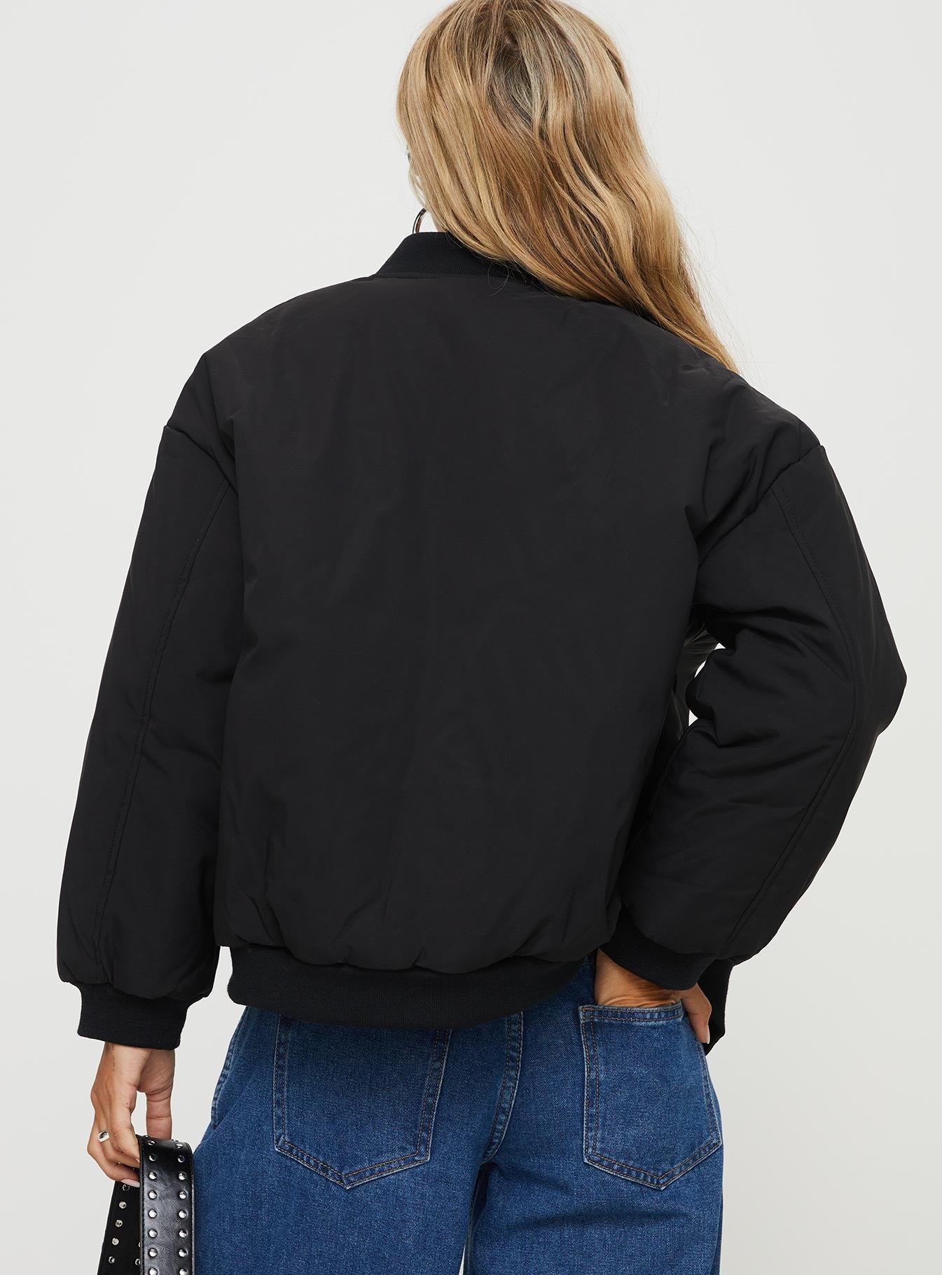 Formations Bomber Jacket Black-Oh Mollys