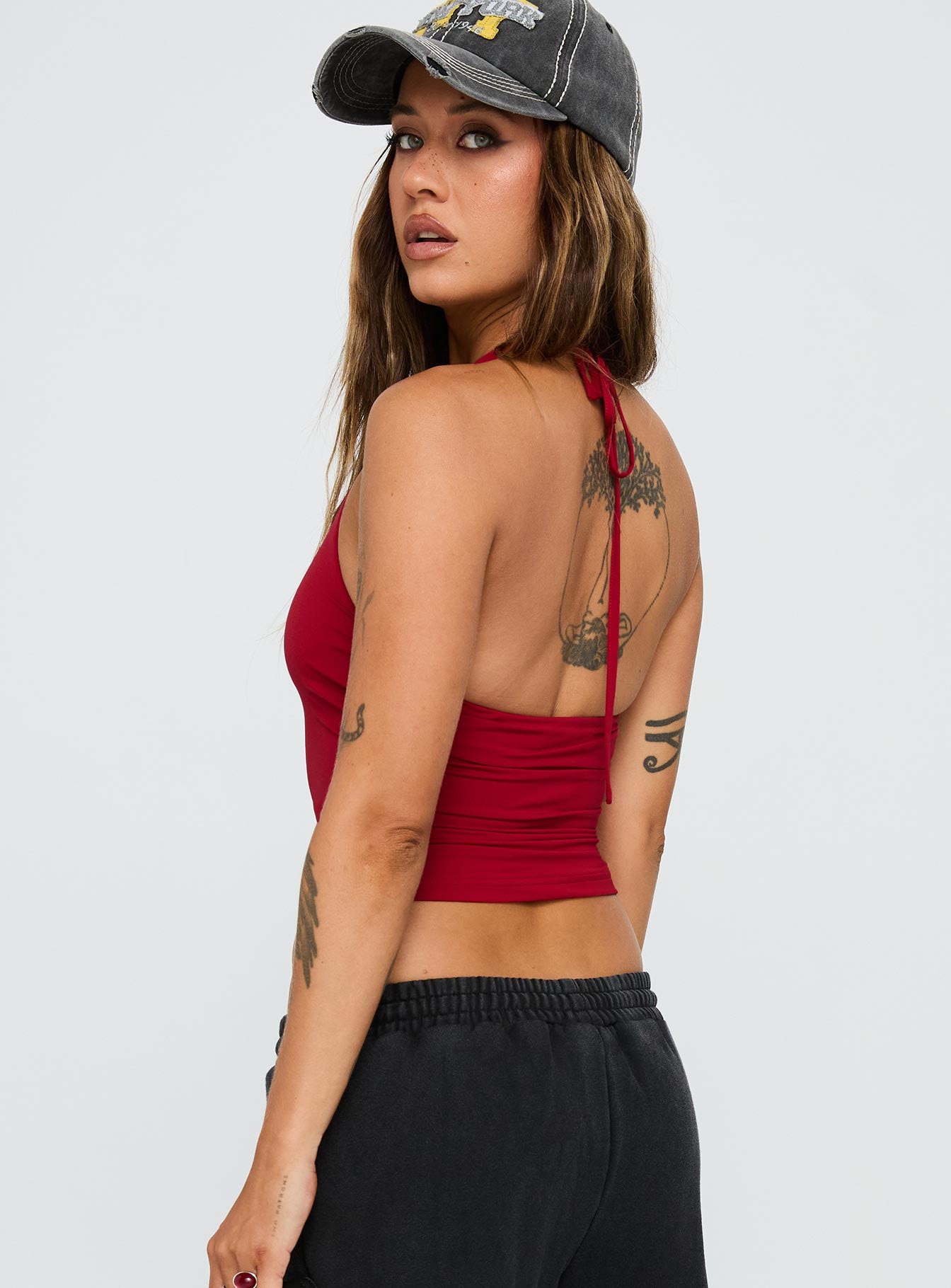 Ezekiel Nylon Top Red-Oh Mollys
