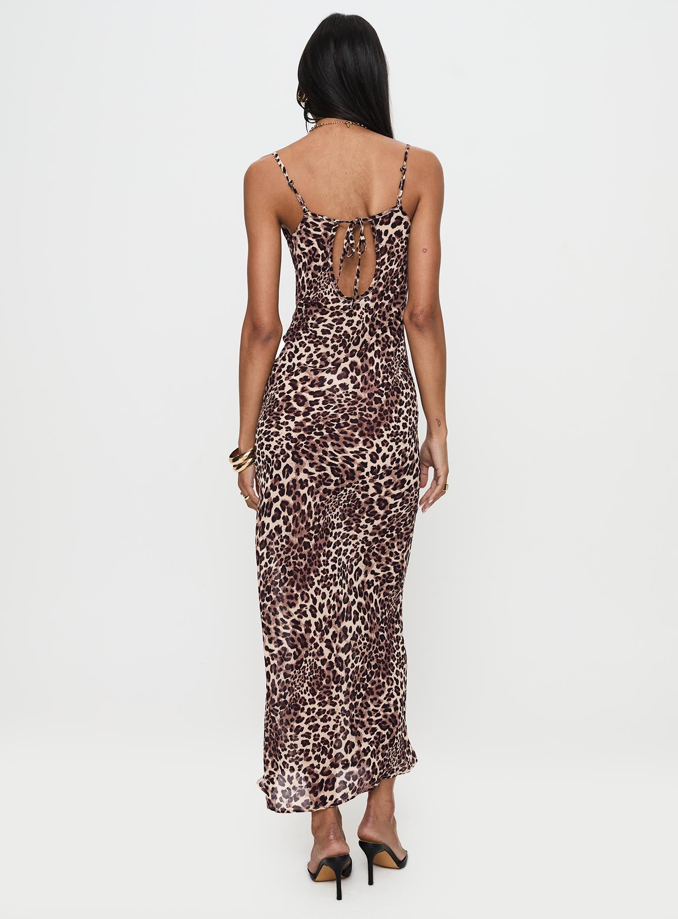 Paolina Maxi Dress Leopard-Oh Mollys