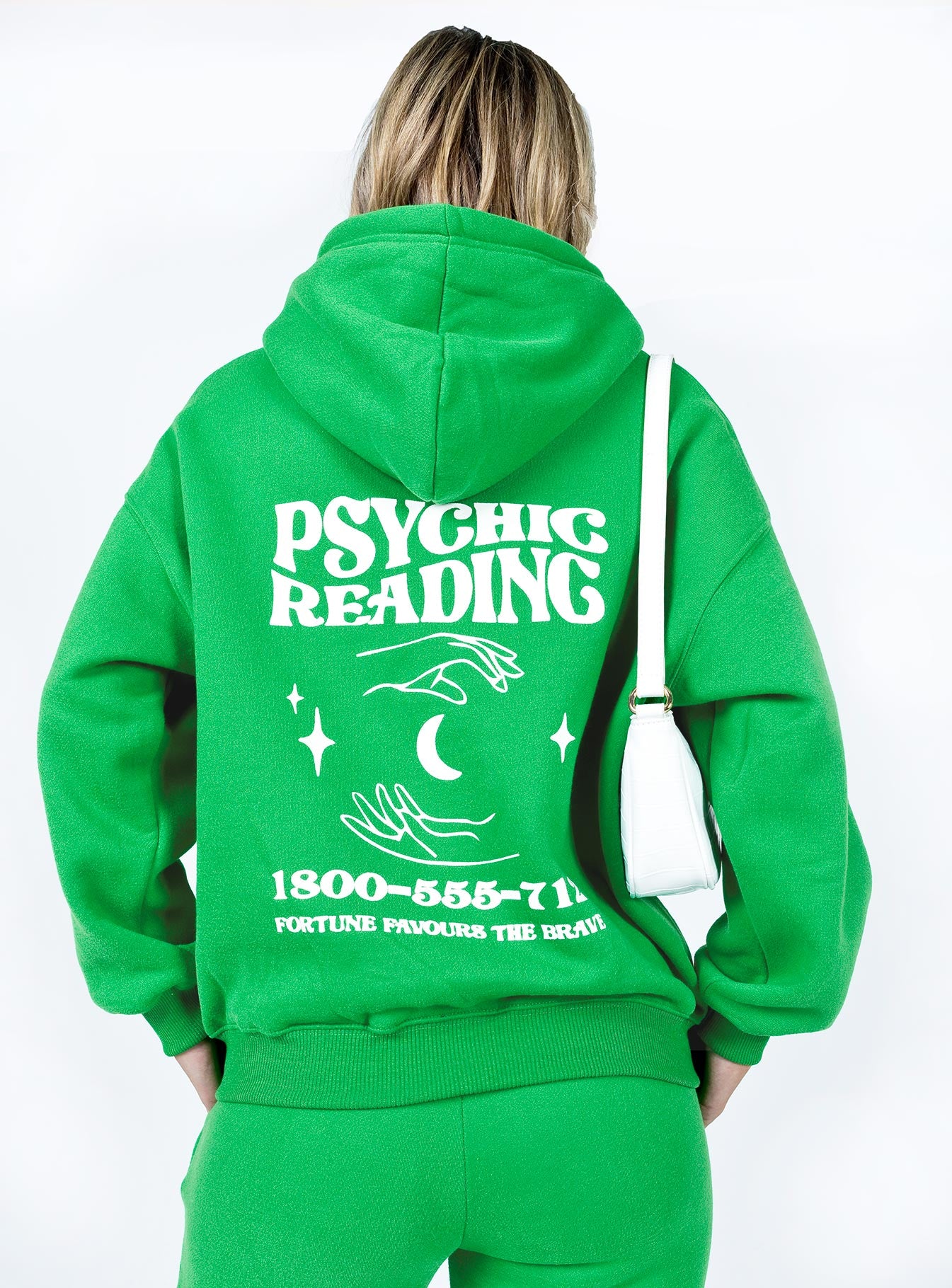 Lilly Psychic Hoodie Apple Green-Oh Mollys