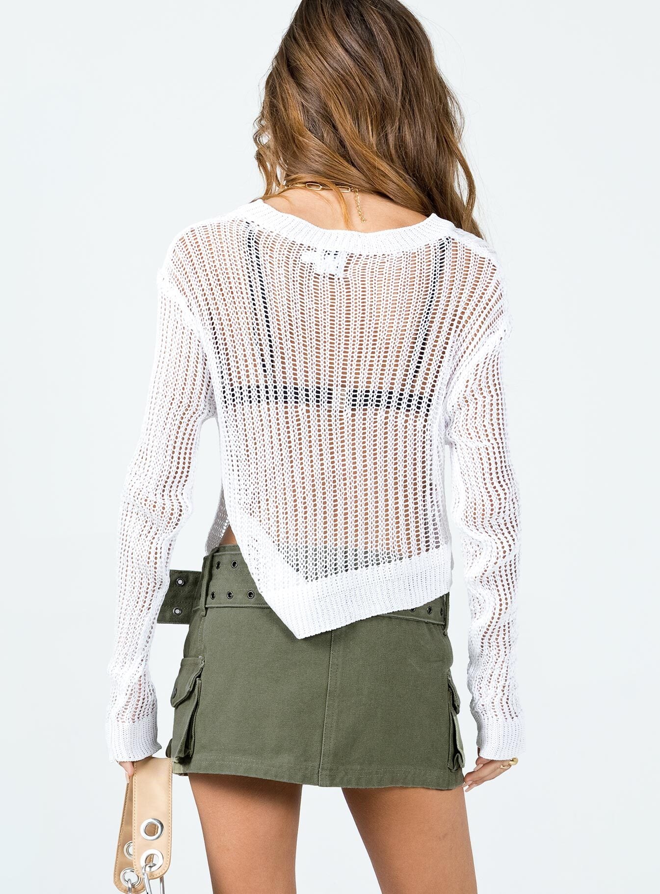 Iconic Cargo Mini Skirt Khaki-Oh Mollys