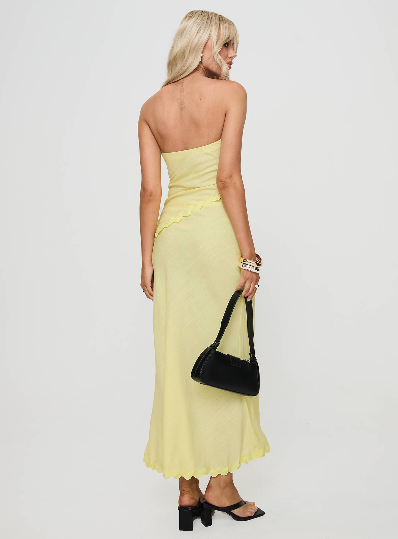 Silvershore Maxi Skirt Yellow-Oh Mollys