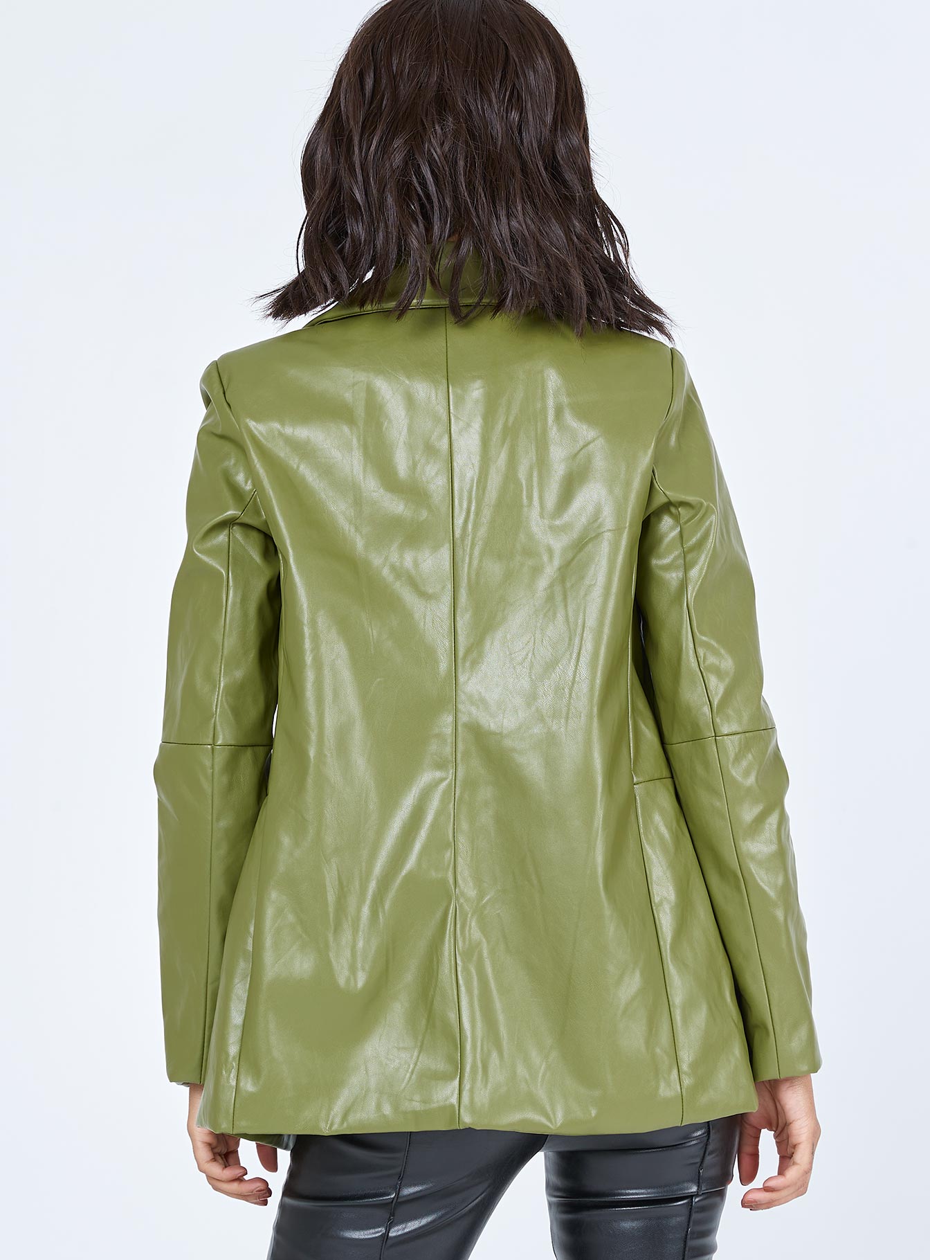 Morrison PU Blazer Green-Oh Mollys