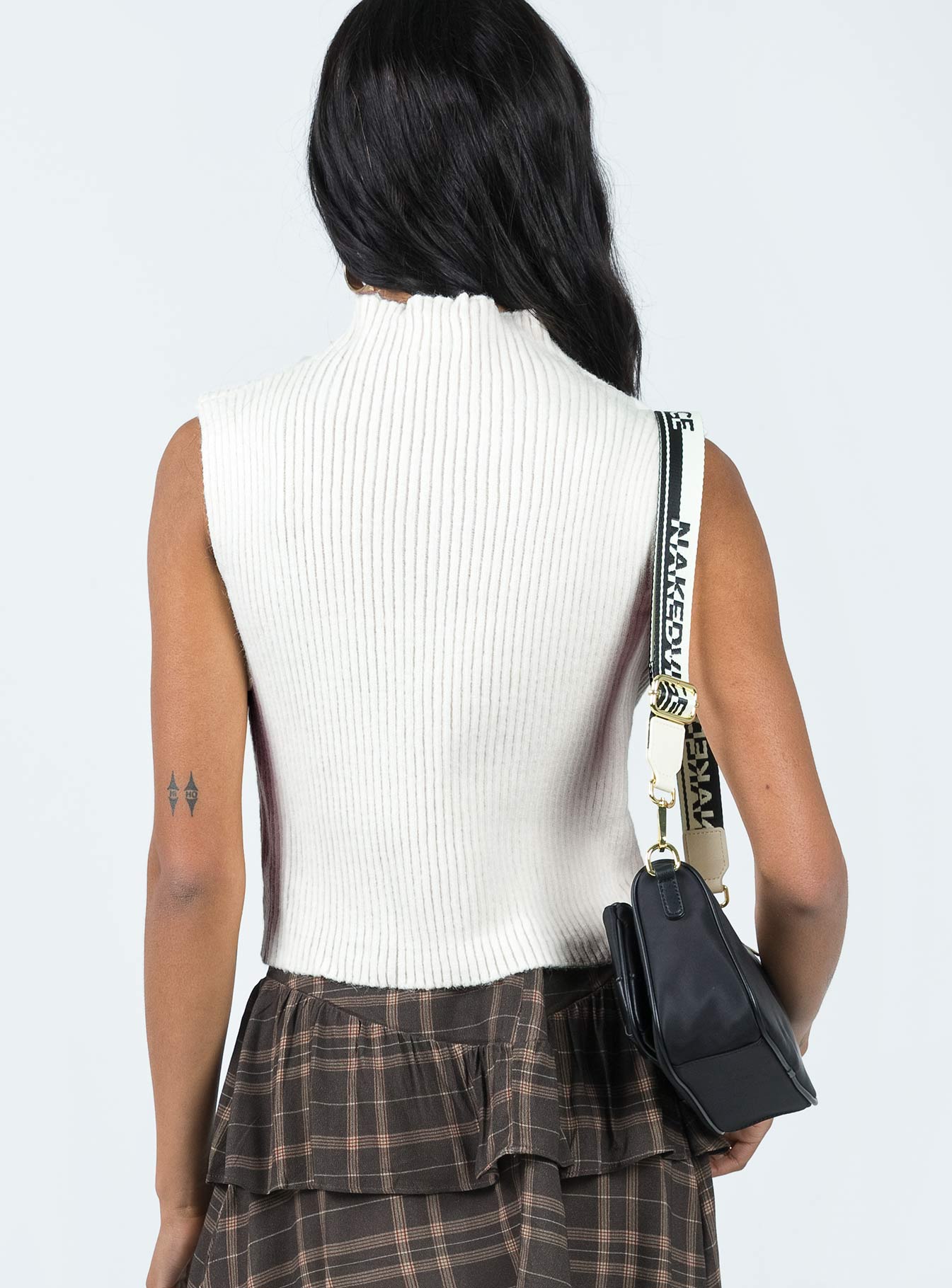 Davena Sweater Vest Cream-Oh Mollys