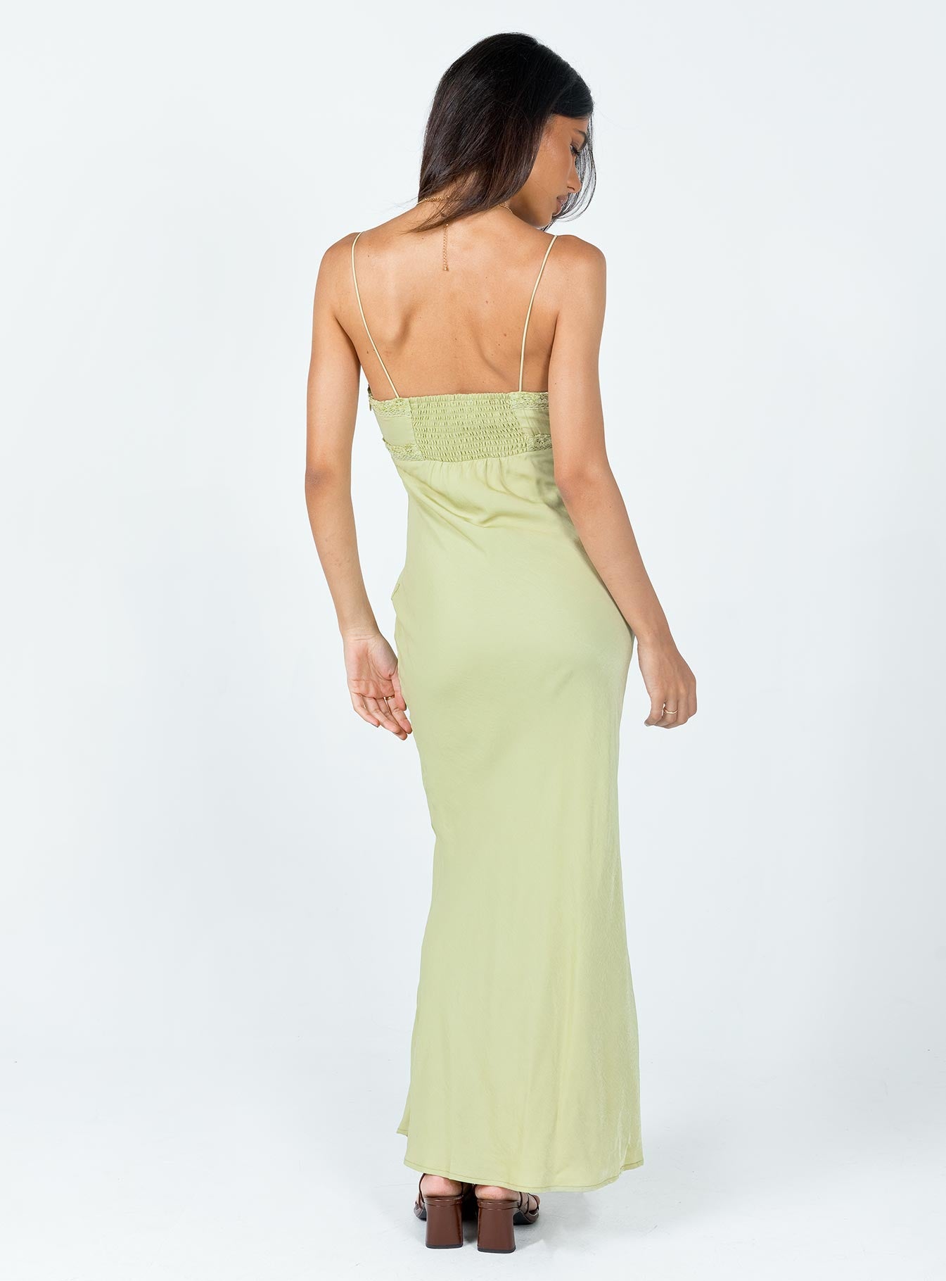 Emily Maxi Dress Green-Oh Mollys