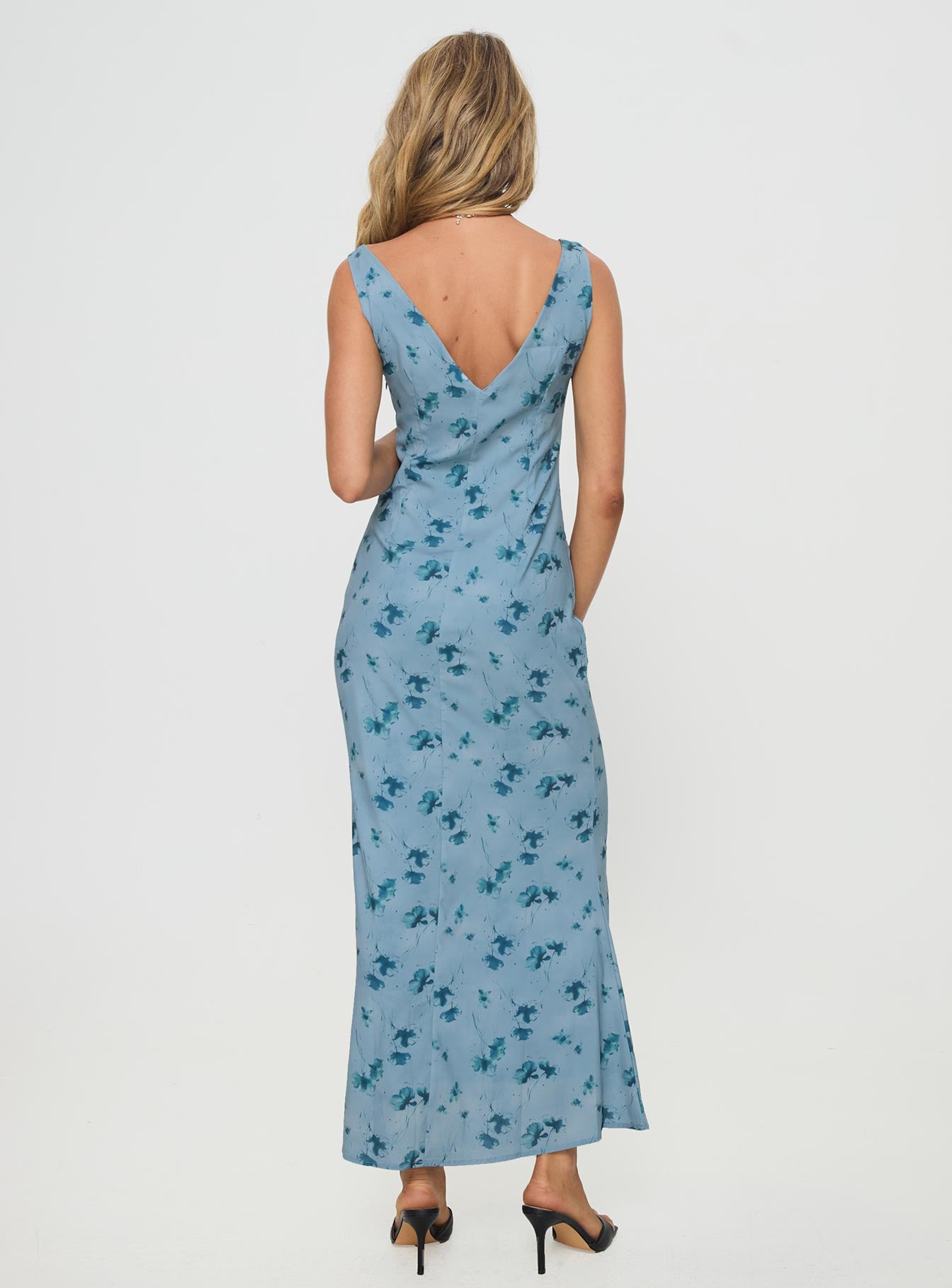 Donnelly Maxi Dress Blue-Oh Mollys