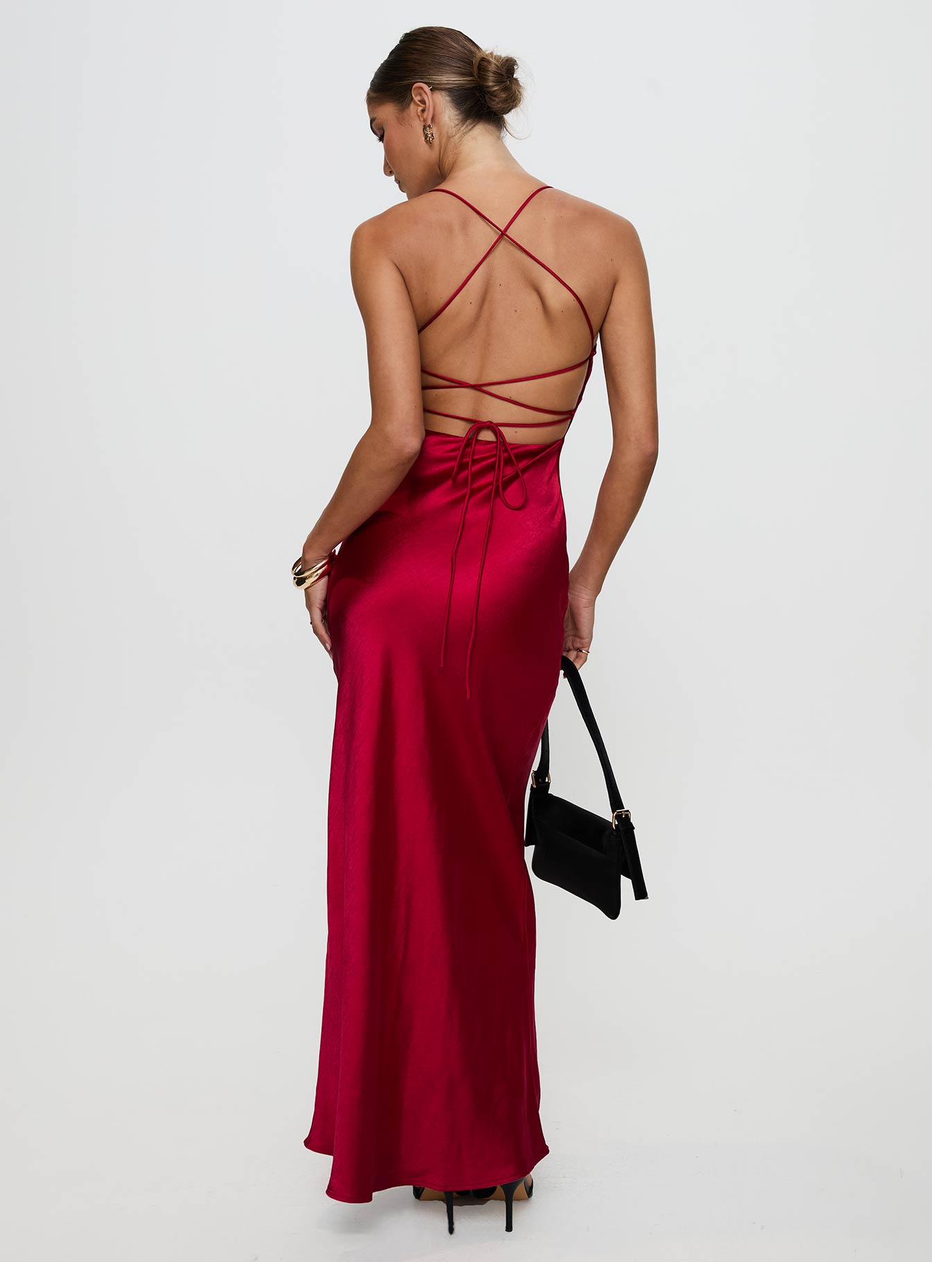 Kristelle Maxi Dress Red-Oh Mollys