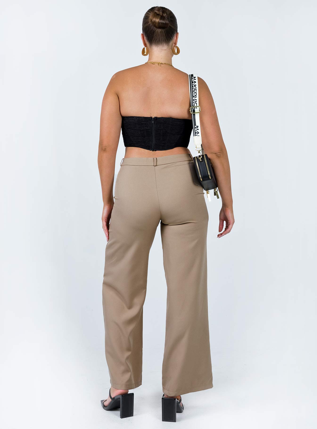 Rozzila Pants Taupe-Oh Mollys